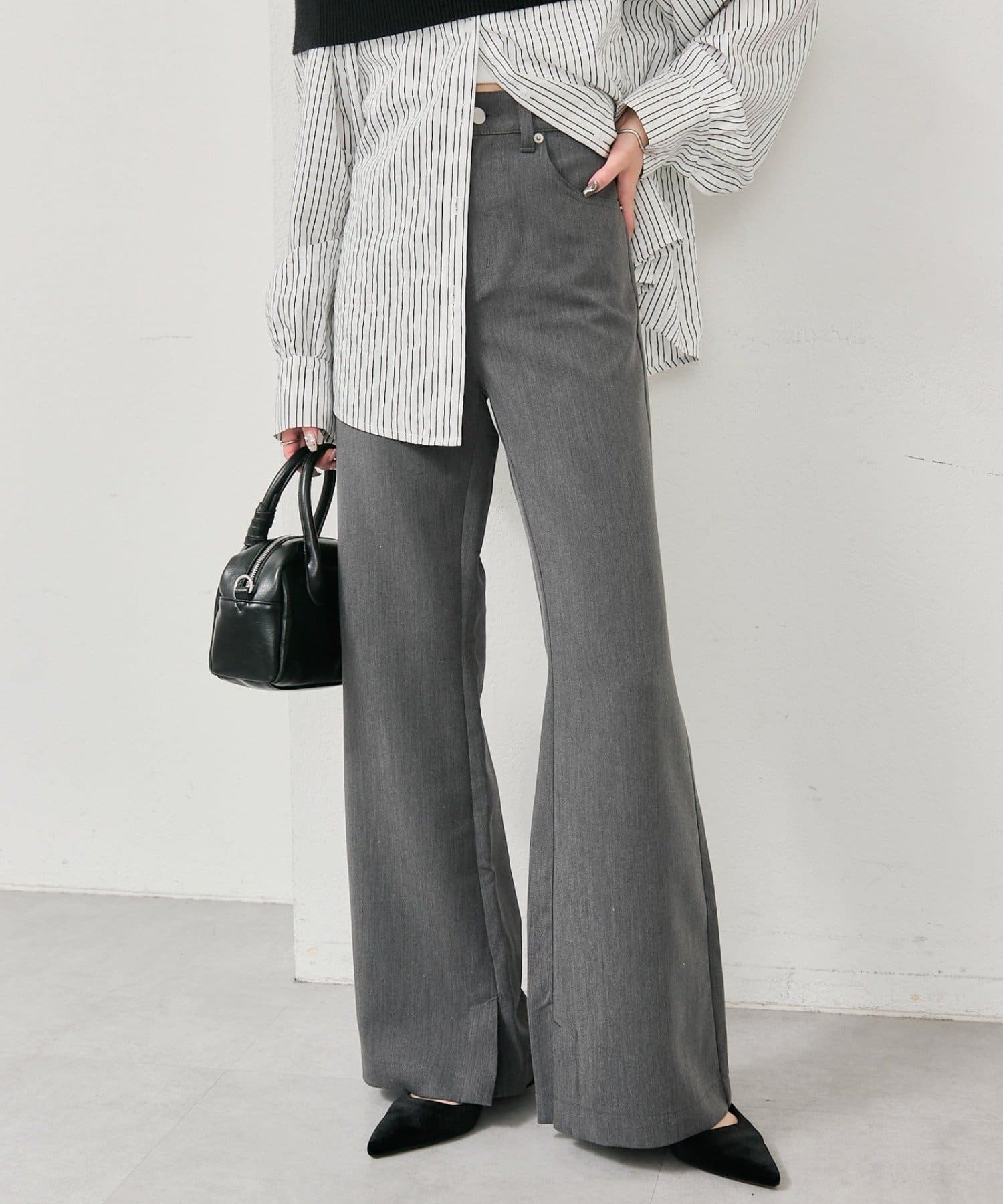 mystic(ミスティック) TRフレアパンツ