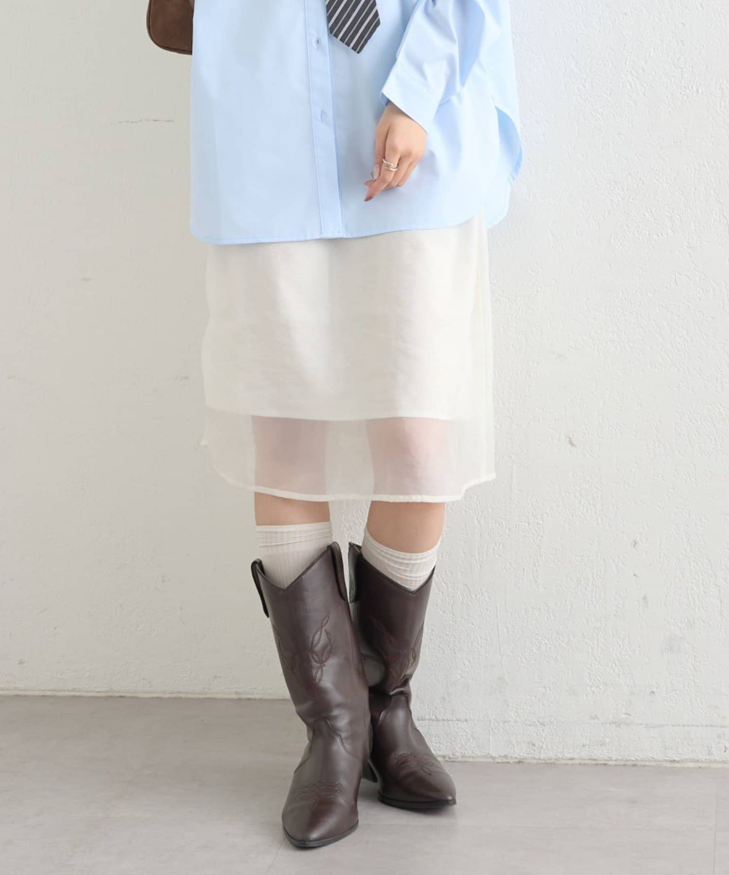 mystic(ミスティック) シアーミドルスカート