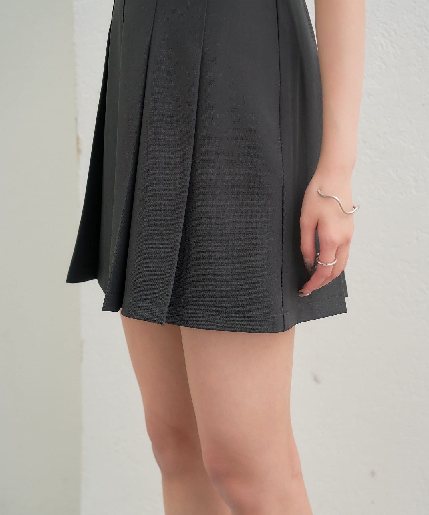 mystic(ミスティック) プリーツミニスカート