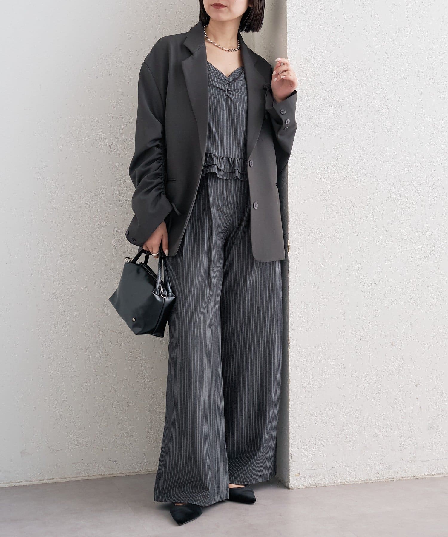 mystic(ミスティック) ペプラムキャミビスチェSETUP