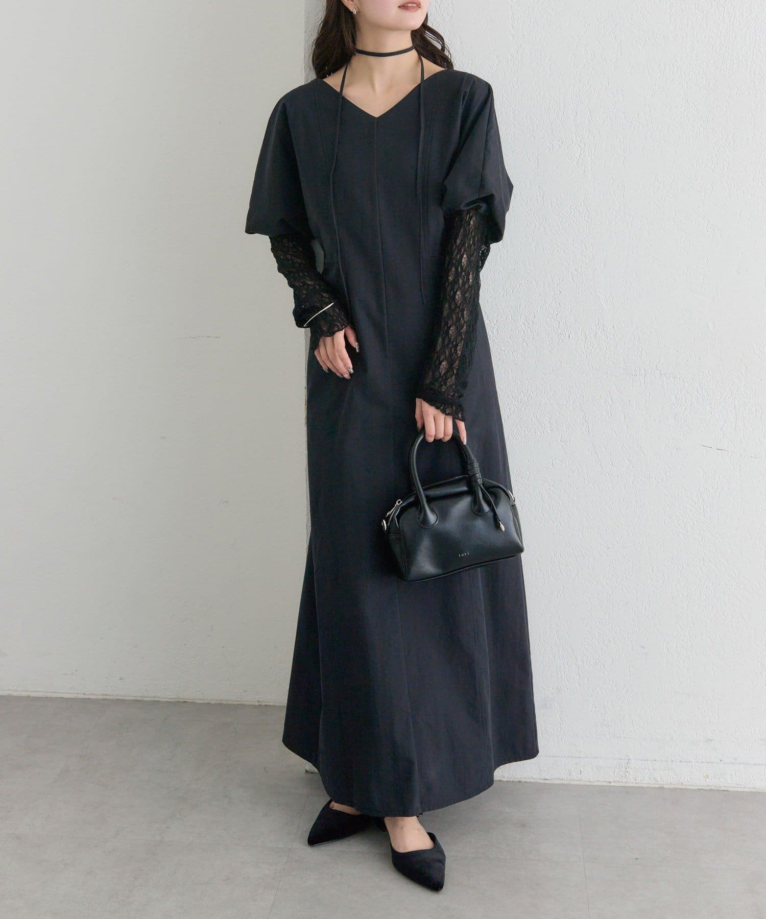 mystic(ミスティック) パフレーススリーブワンピース