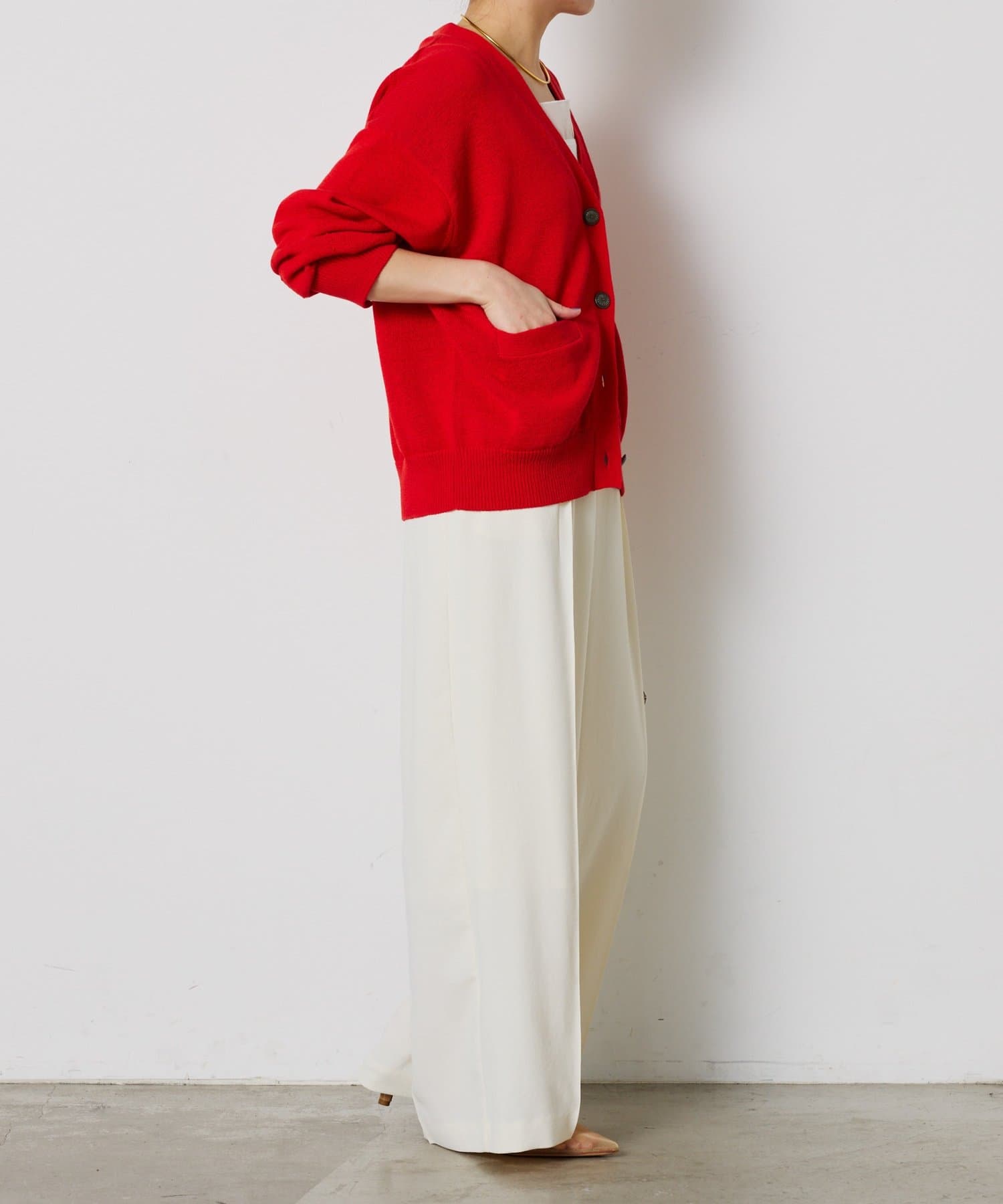 COLLAGE GALLARDAGALANTE(コラージュ ガリャルダガランテ) 【高機能/とろみパンツ/マイナス3kg/5サイズ展開】ジャージワイドパンツ