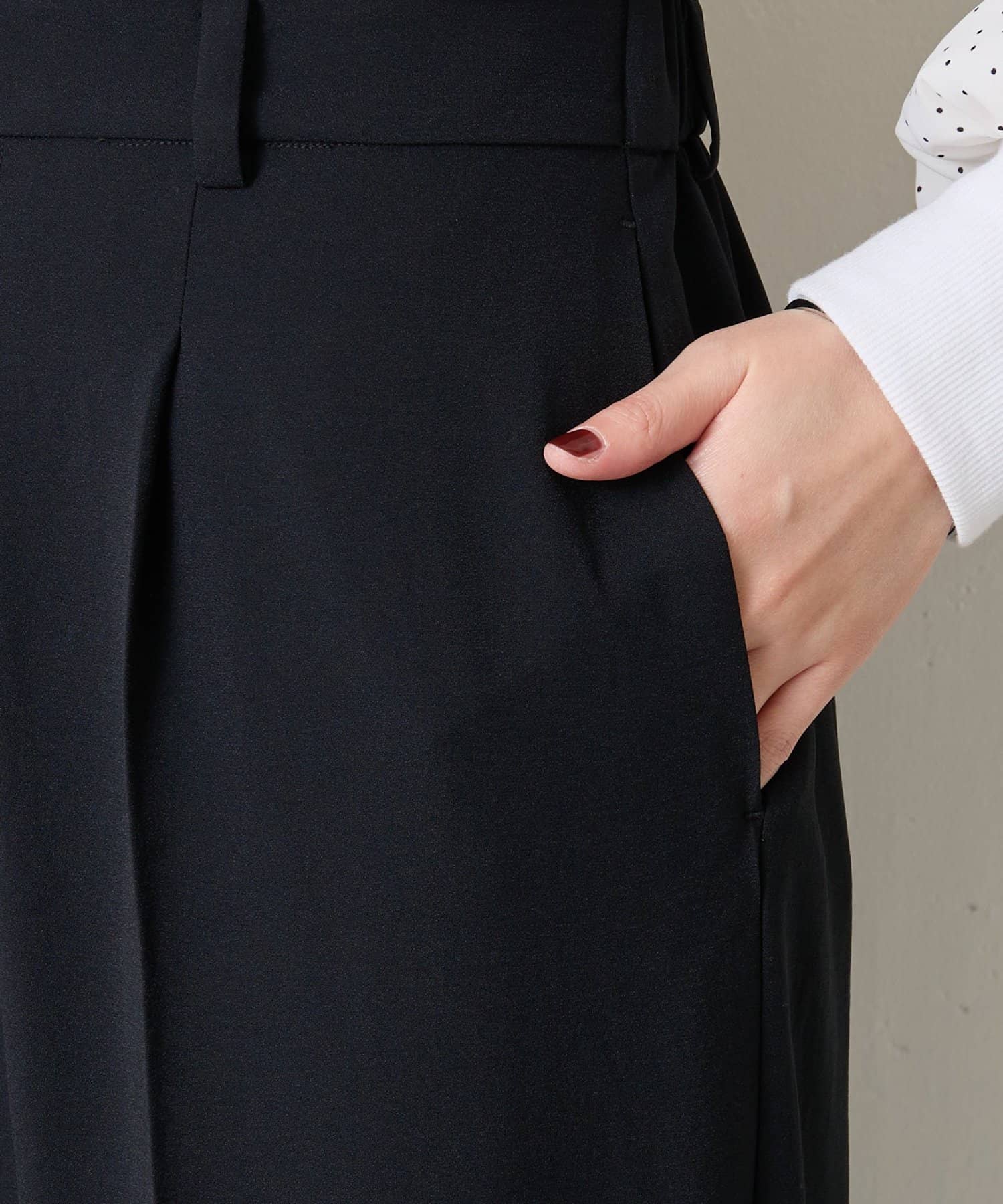 COLLAGE GALLARDAGALANTE(コラージュ ガリャルダガランテ) 《総売上１万枚越え/7色６サイズ》【マイナス3kg！高機能/とろみパンツ】ジャージワイドパンツ