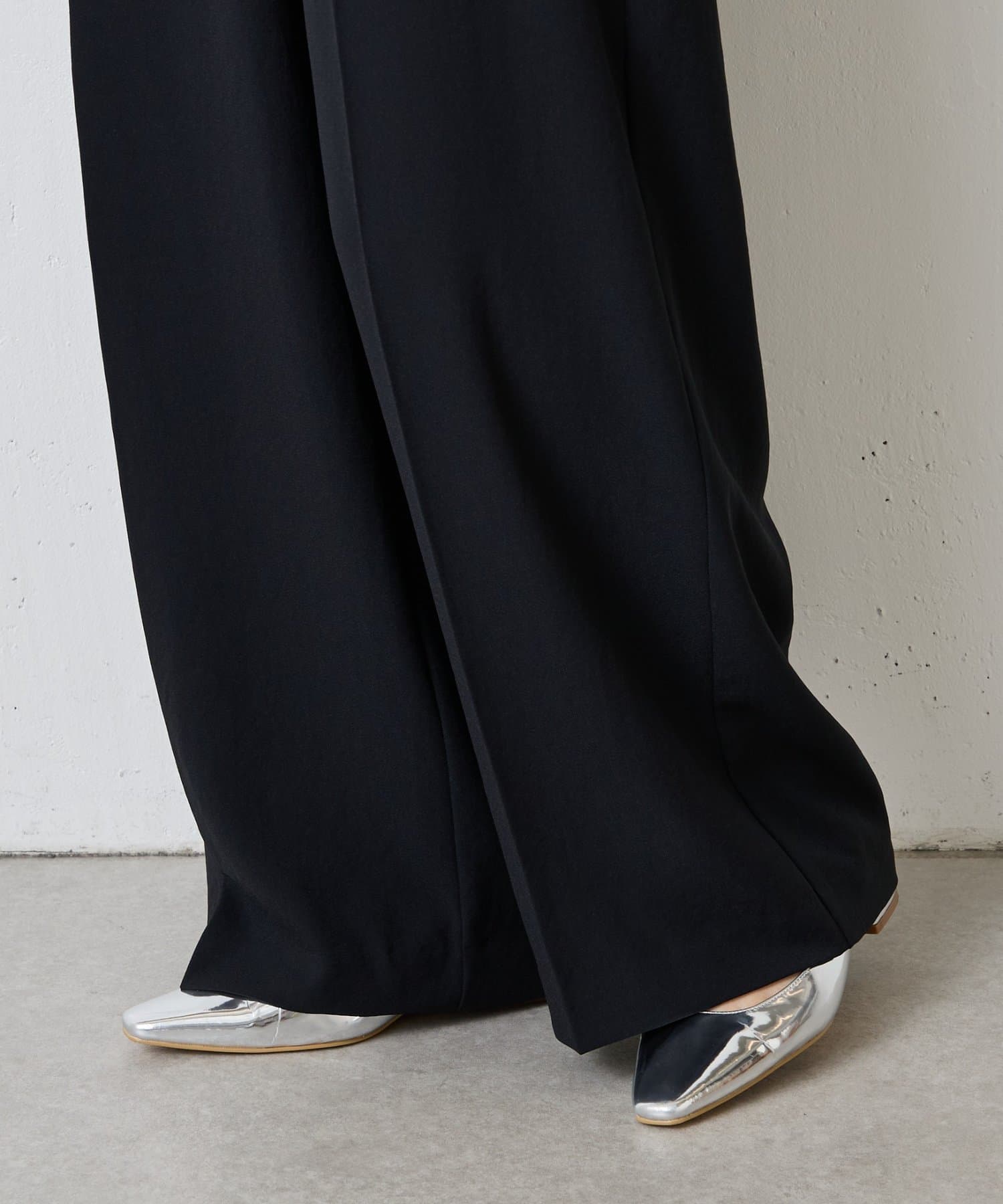 COLLAGE GALLARDAGALANTE(コラージュ ガリャルダガランテ) 《総売上１万枚越え/7色６サイズ》【マイナス3kg！高機能/とろみパンツ】ジャージワイドパンツ