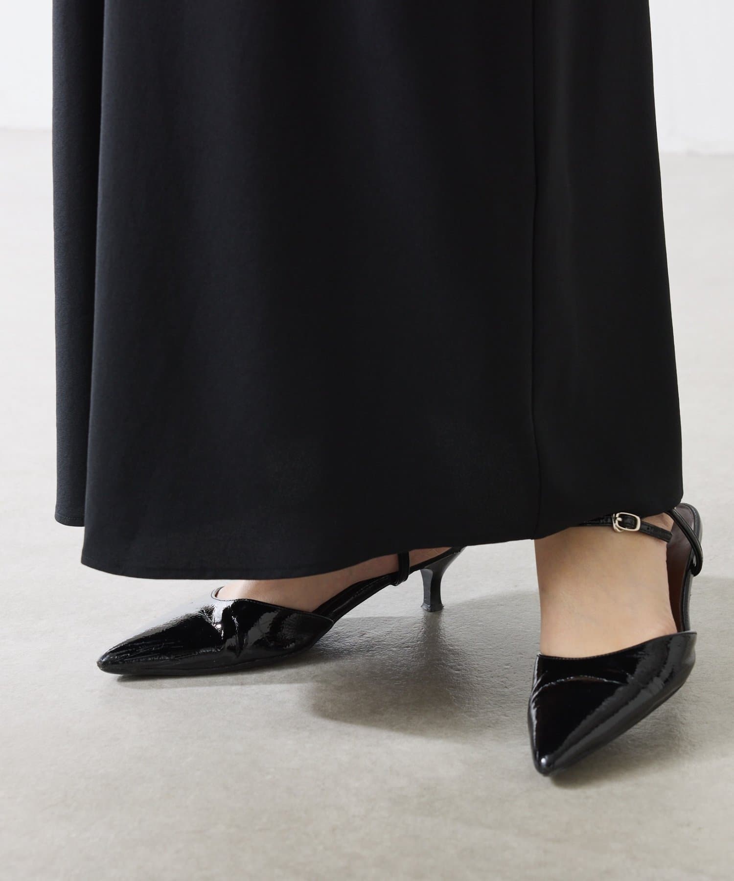 COLLAGE GALLARDAGALANTE(コラージュ ガリャルダガランテ) ジャージVネックワンピース/セレモニー