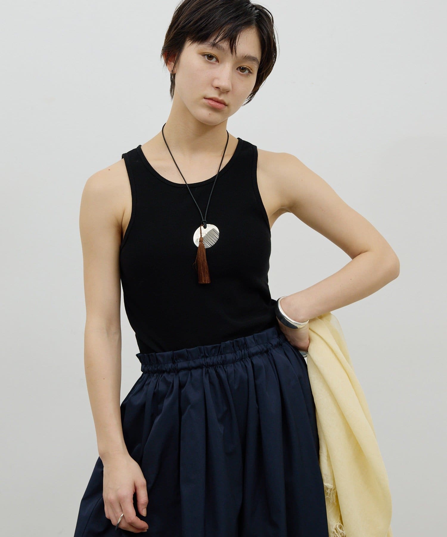 GALLARDAGALANTE(ガリャルダガランテ) 【前後2way】ハイツイストリブタンク