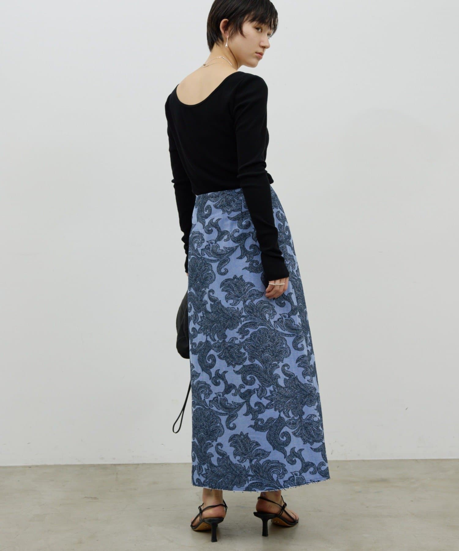 GALLARDAGALANTE(ガリャルダガランテ) 【前後2WAY】ハイツイストリブロンTee