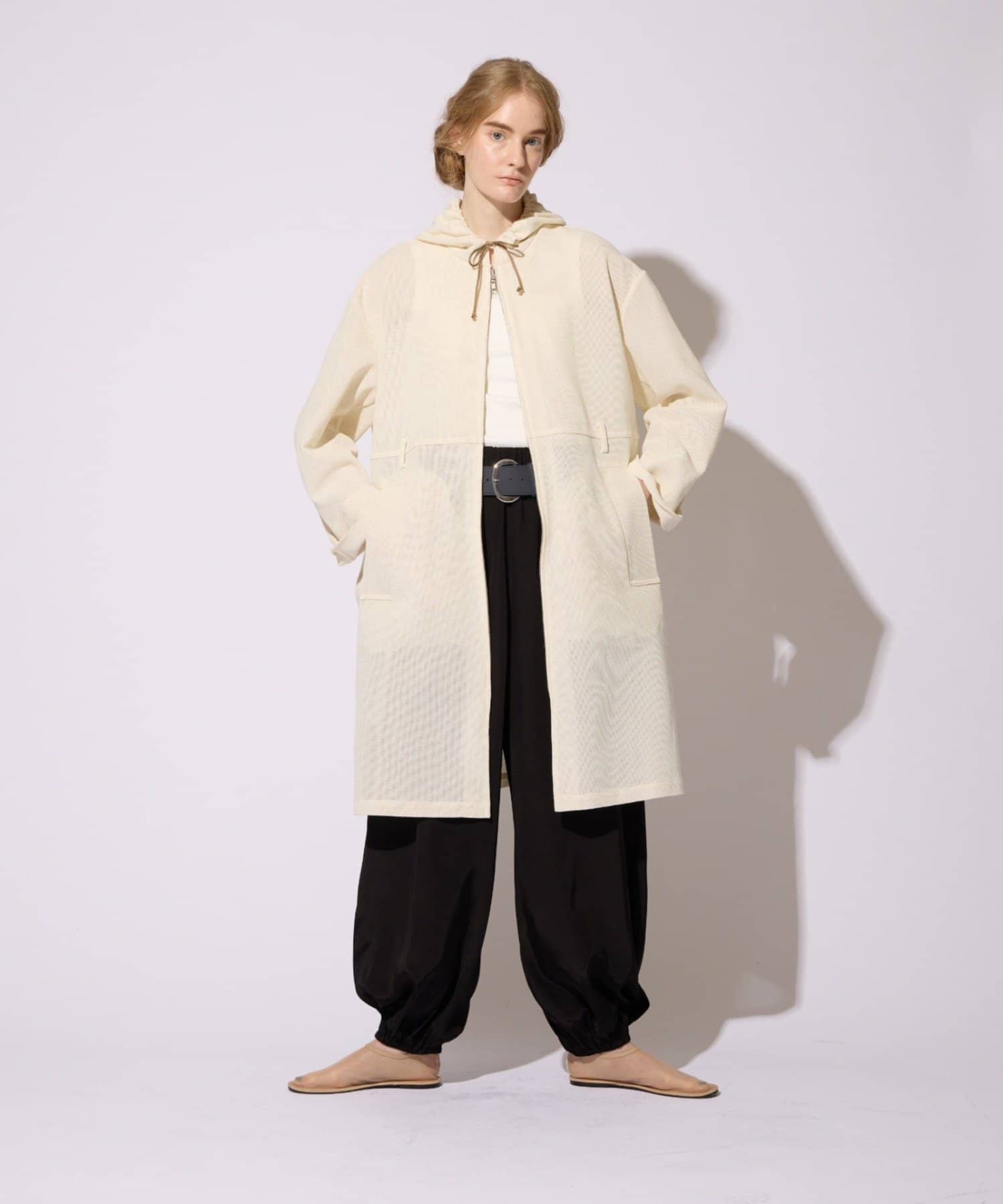 COLLAGE GALLARDAGALANTE(コラージュ ガリャルダガランテ) 【CEPIE./セピエ】メッシュフーデッドコート