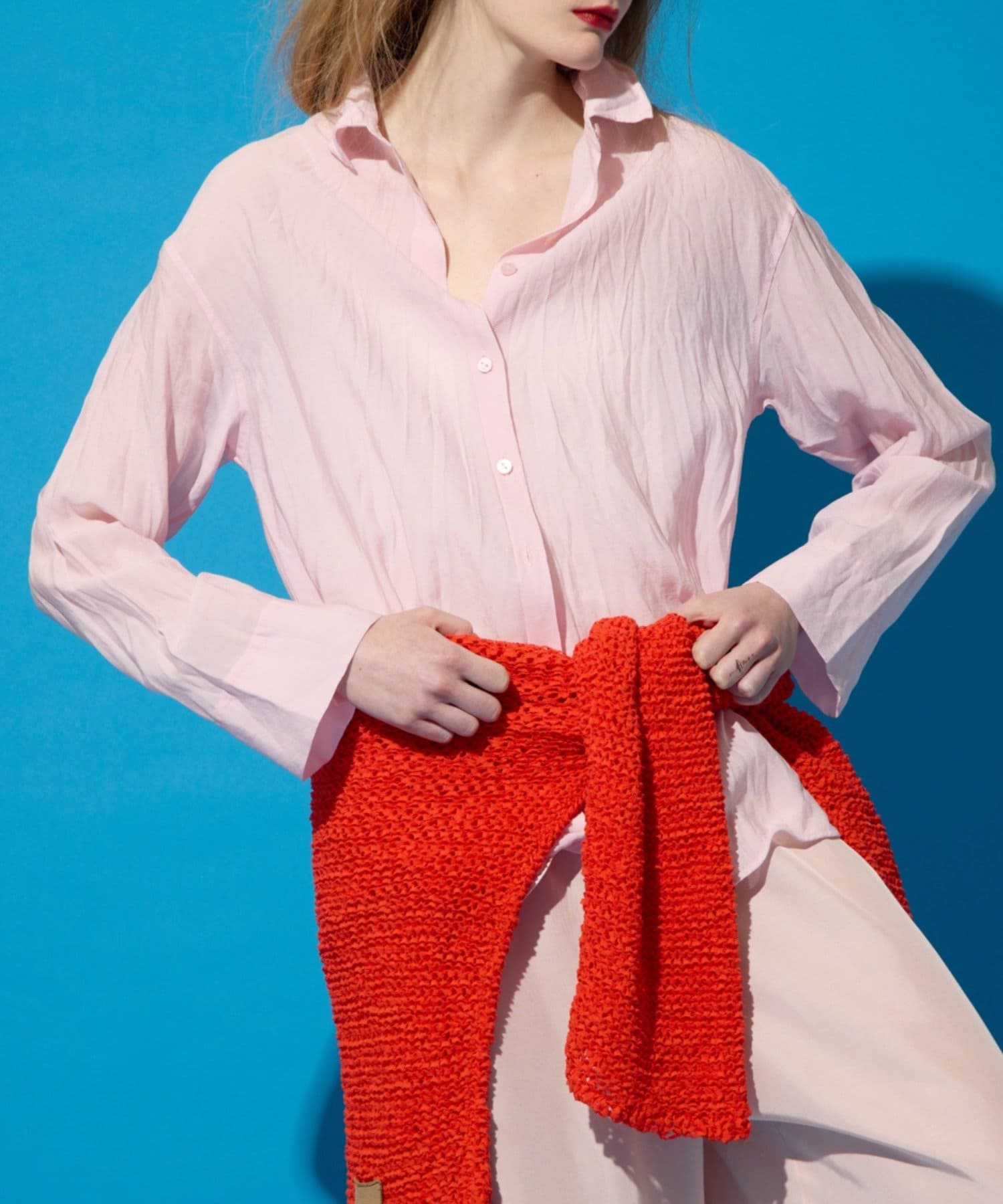 COLLAGE GALLARDAGALANTE(コラージュ ガリャルダガランテ) 【CEPIE./セピエ】ワッシャーシャツ