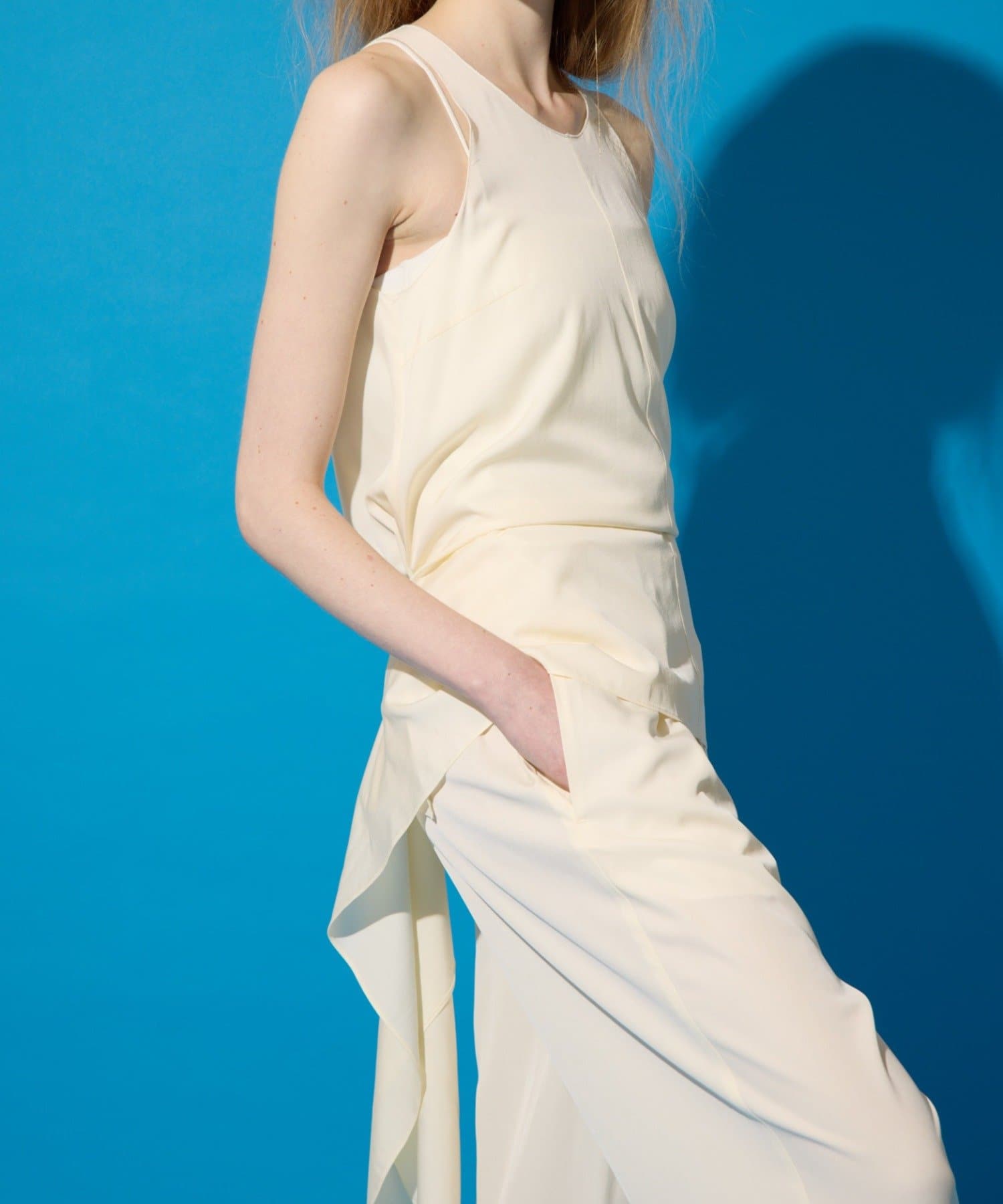 COLLAGE GALLARDAGALANTE(コラージュ ガリャルダガランテ) 【CEPIE./セピエ】シルク混タンクトップ