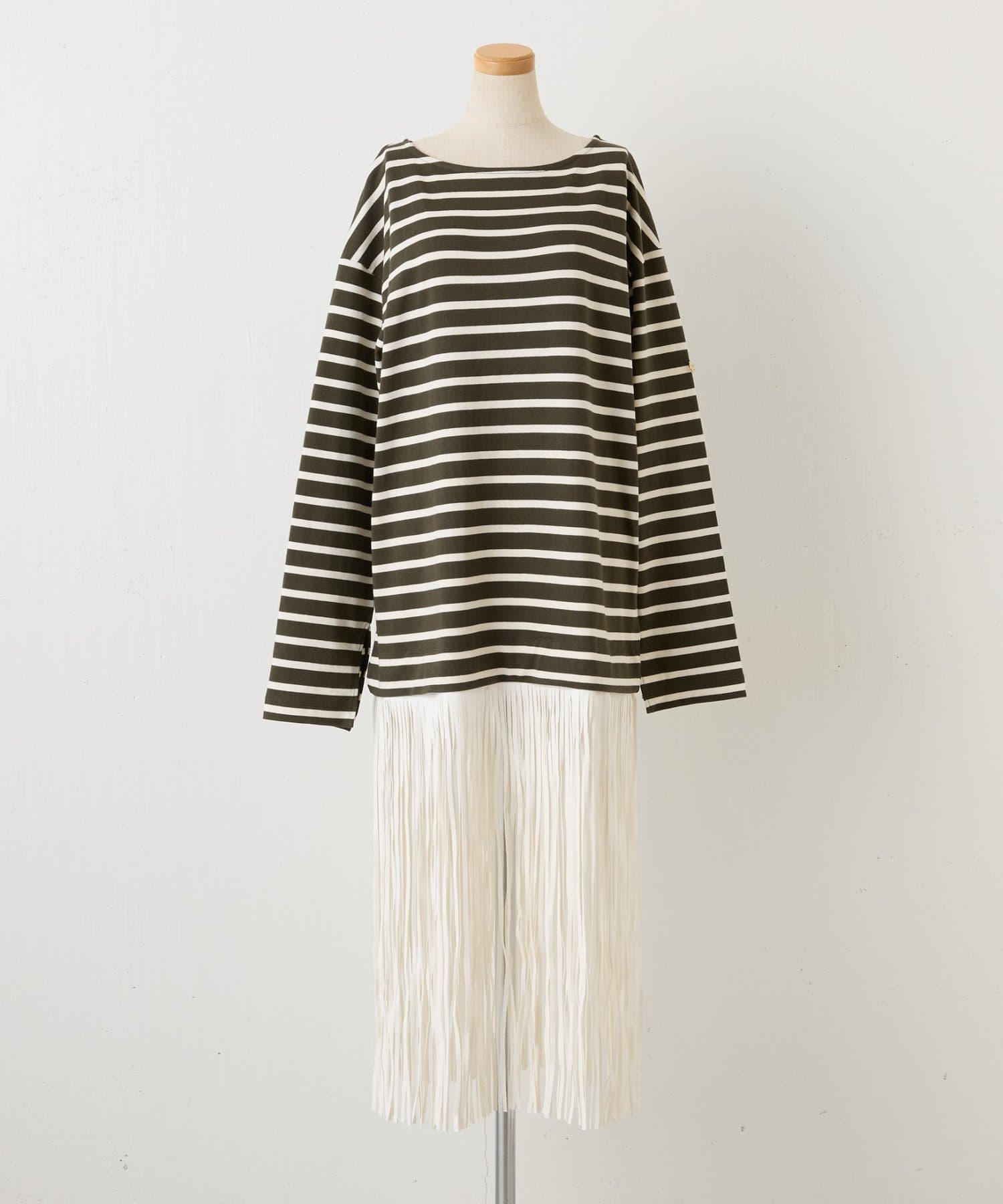 COLLAGE GALLARDAGALANTE(コラージュ ガリャルダガランテ) 【CEPIE./セピエ】フリンジバスクシャツ