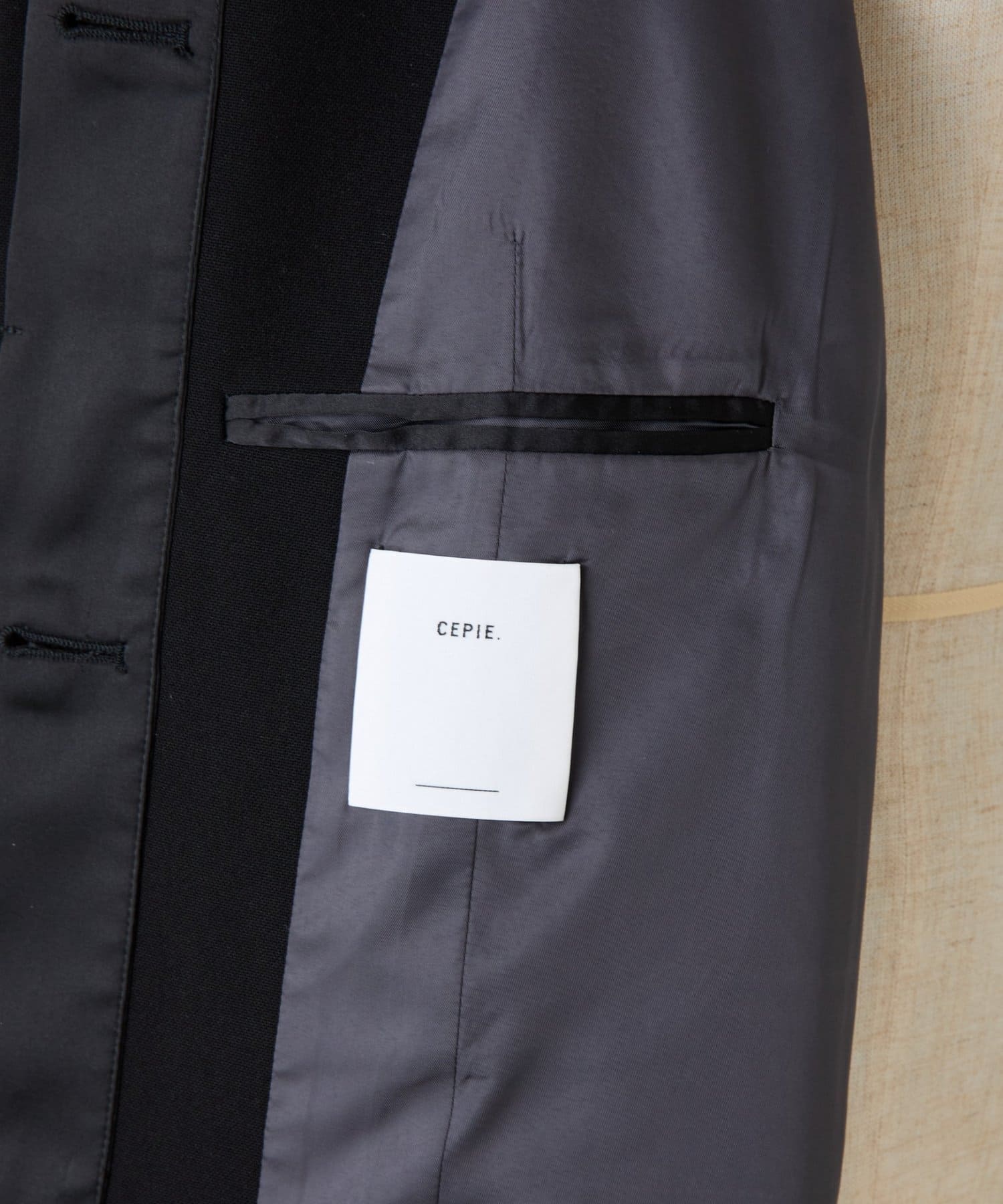 COLLAGE GALLARDAGALANTE(コラージュ ガリャルダガランテ) 【CEPIE./セピエ】ノーカラージャケット