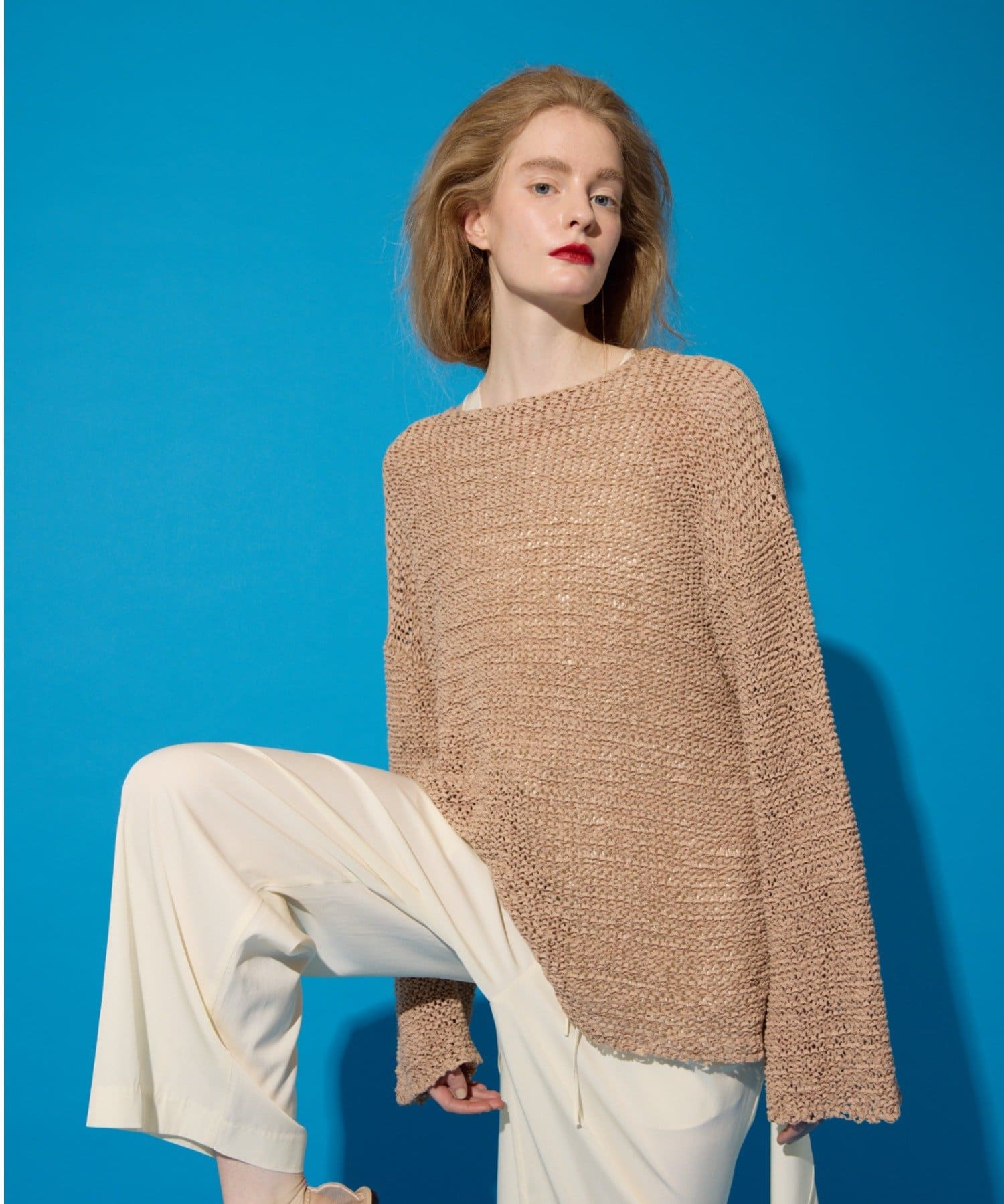 COLLAGE GALLARDAGALANTE(コラージュ ガリャルダガランテ) 【CEPIE./セピエ】テープヤーンニット