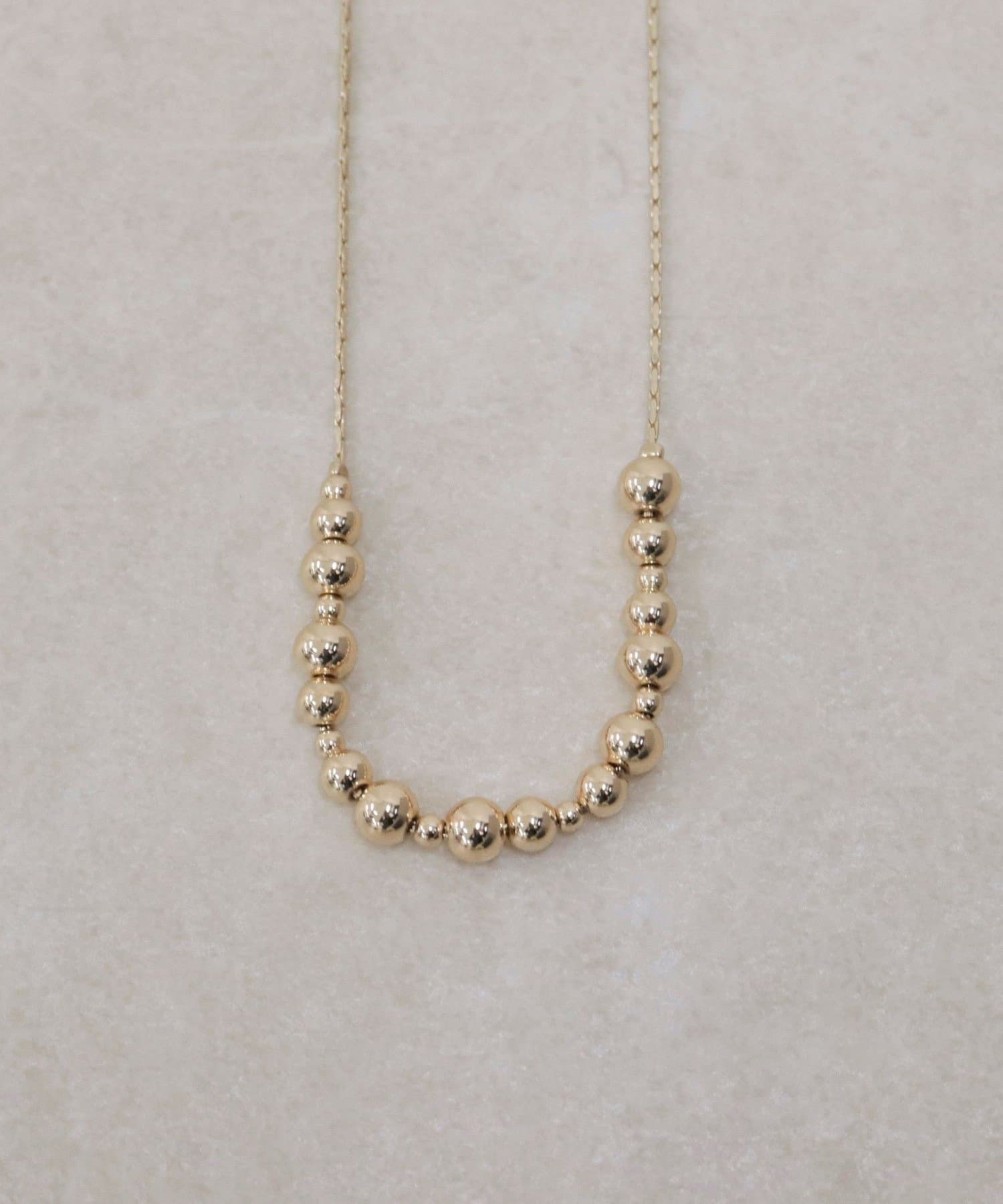 FREDY & GLOSTER(フレディ アンド グロスター) ボールメタルトップアジャストネックレス