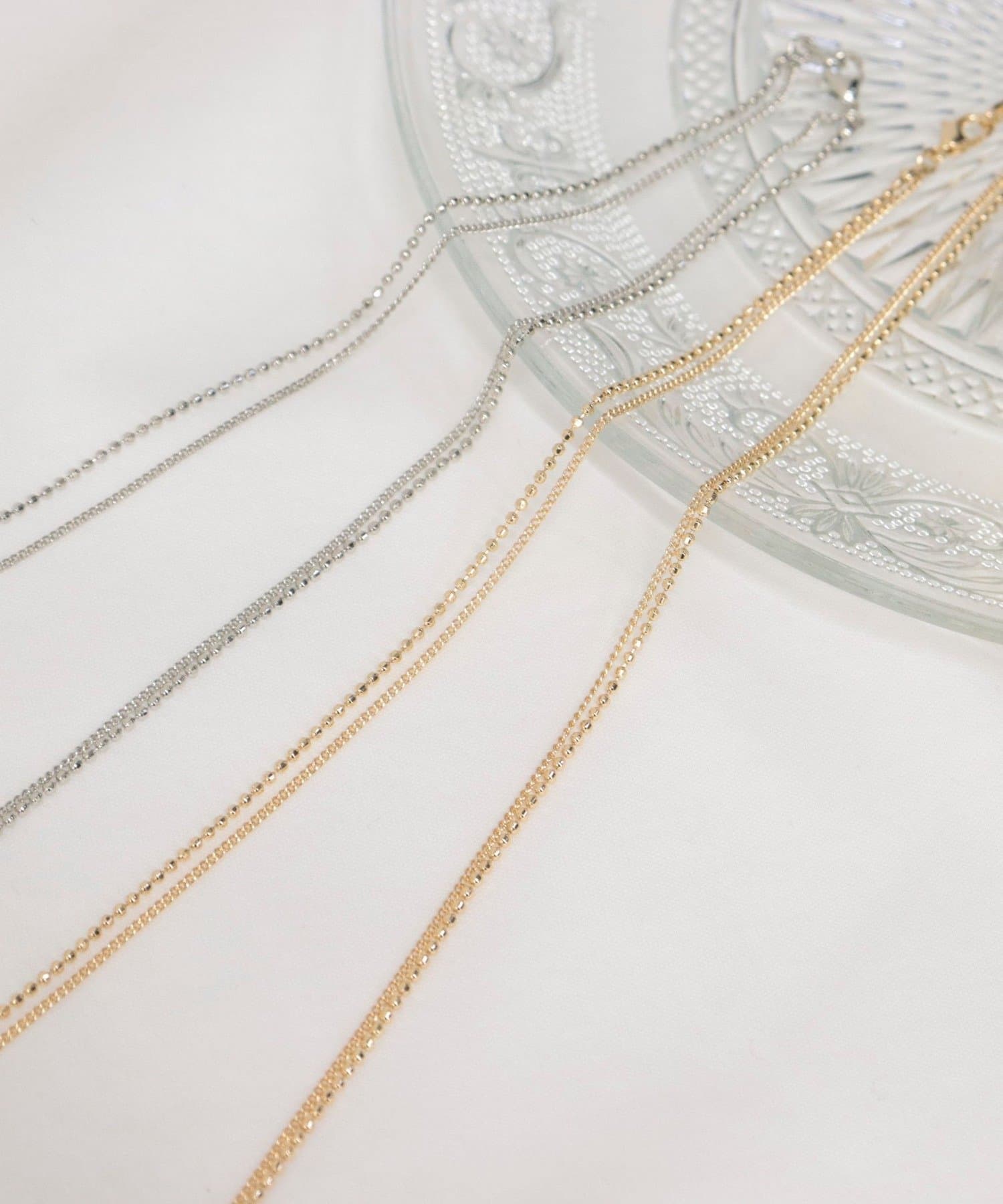 FREDY & GLOSTER(フレディ アンド グロスター) キャシャチェーン2連ネックレス