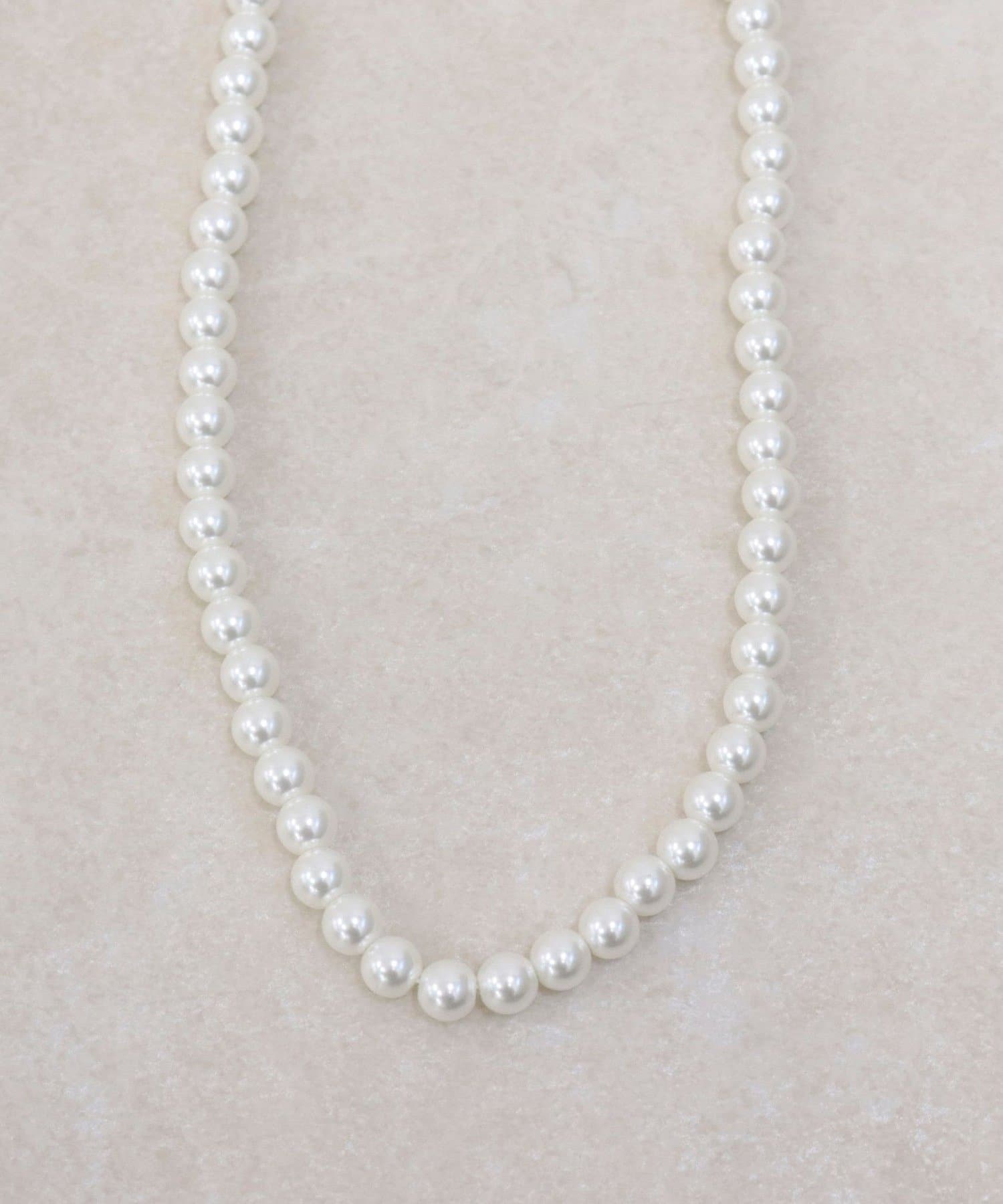 FREDY & GLOSTER(フレディ アンド グロスター) フロントメタルフックパールネックレス