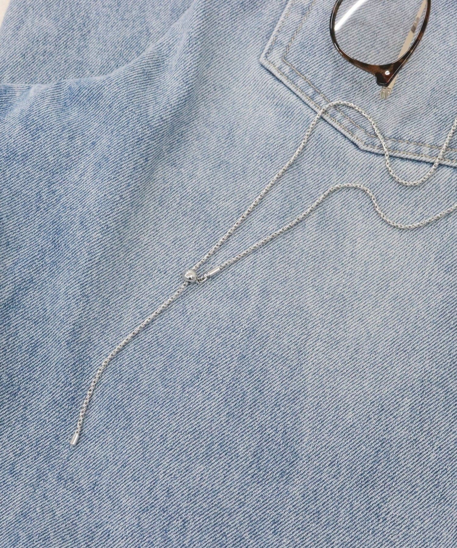 FREDY & GLOSTER(フレディ アンド グロスター) ねじりチェーンアジャストロングネックレス