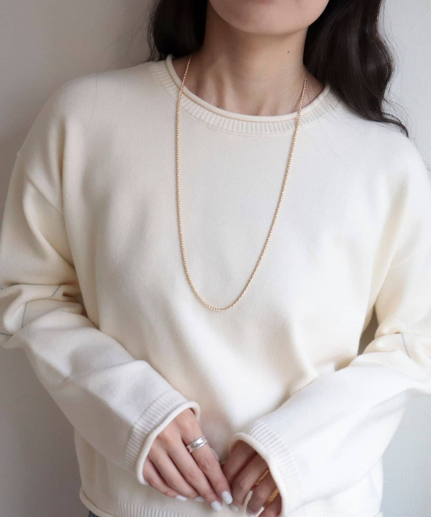 FREDY & GLOSTER(フレディ アンド グロスター) ねじりチェーンアジャストロングネックレス