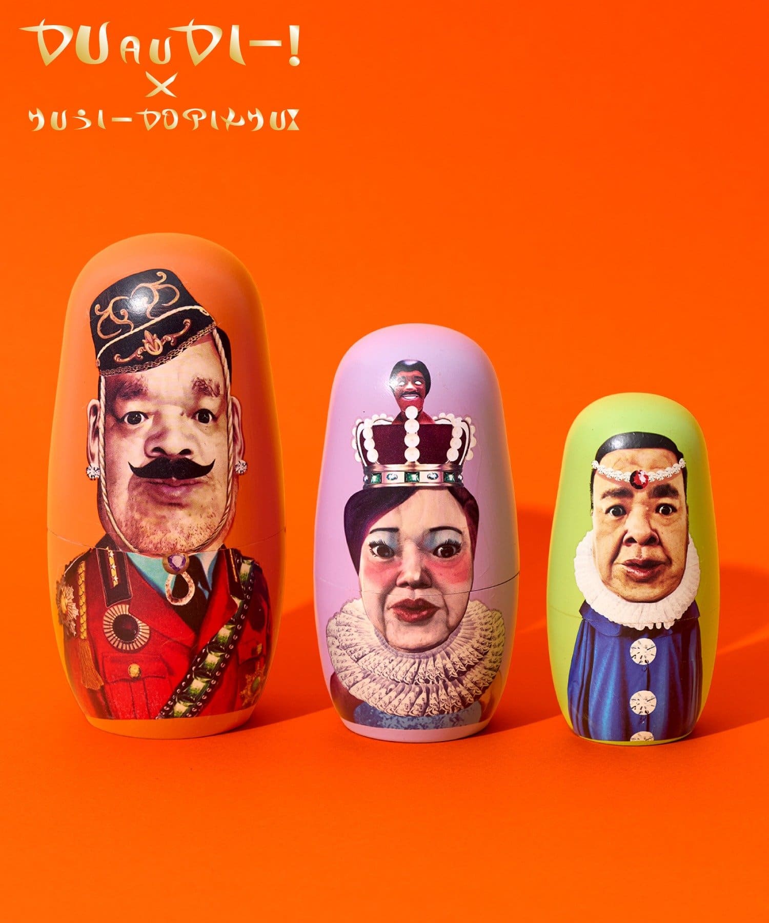 3COINS(スリーコインズ) 架空の国お土産マトリョーシカ／くっきー！×3COINS