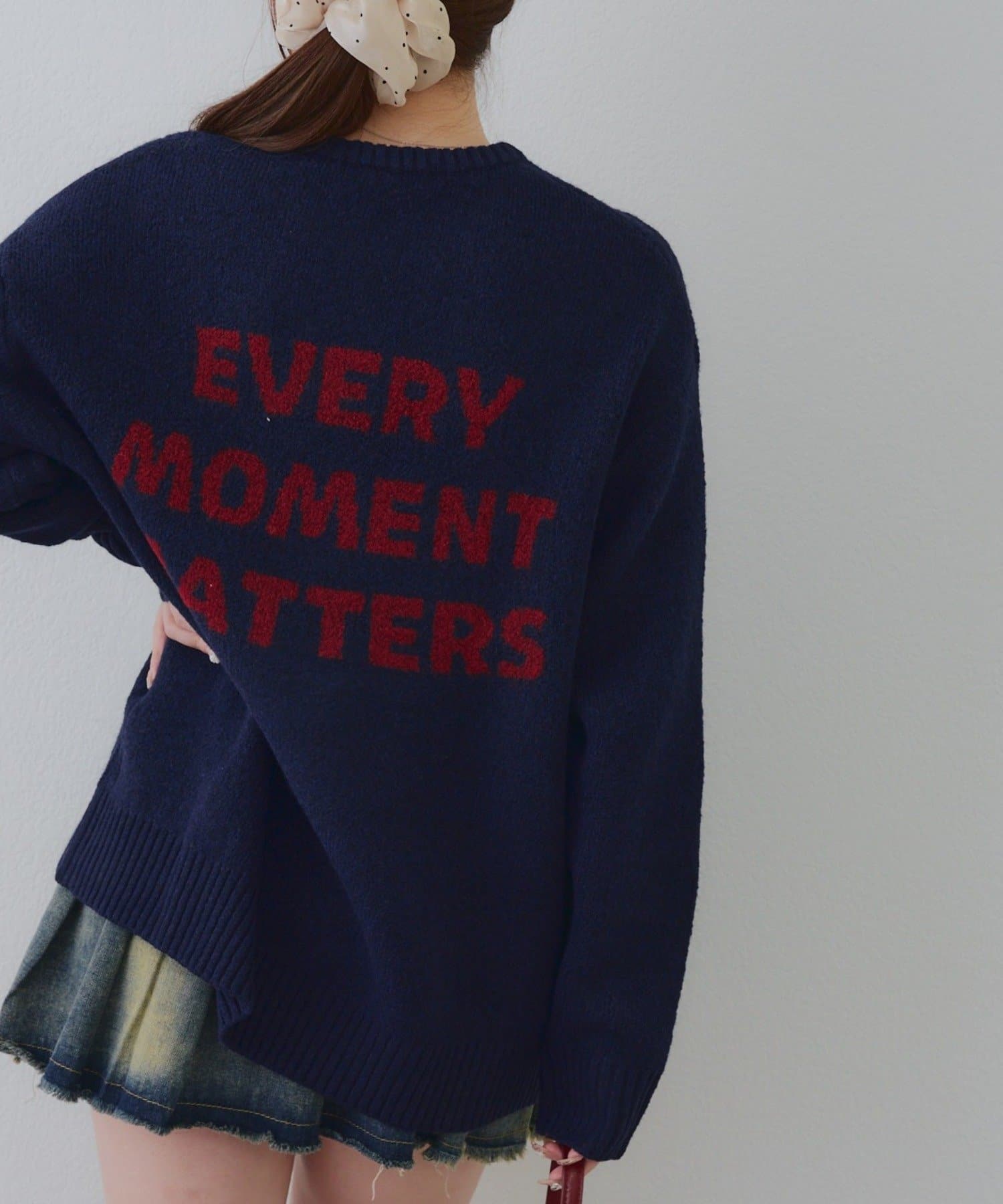 NICE CLAUP / OLIVE des OLIVE OUTLET(ナイスクラップ  / オリーブ デ オリーブ アウトレット) 【RMAF】ニット帽オバケプルオーバー