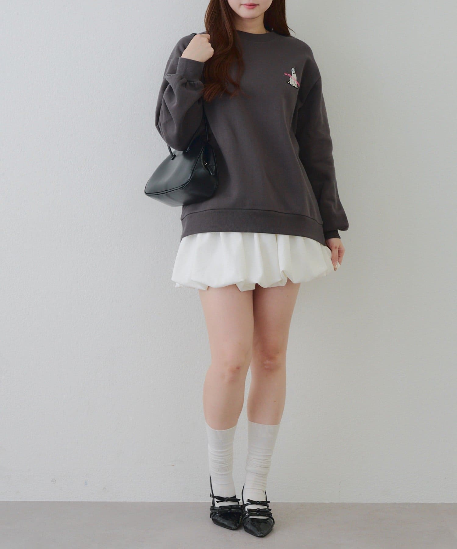 NICE CLAUP / OLIVE des OLIVE OUTLET(ナイスクラップ  / オリーブ デ オリーブ アウトレット) 【RMAF】オバケスウェットプルオーバー