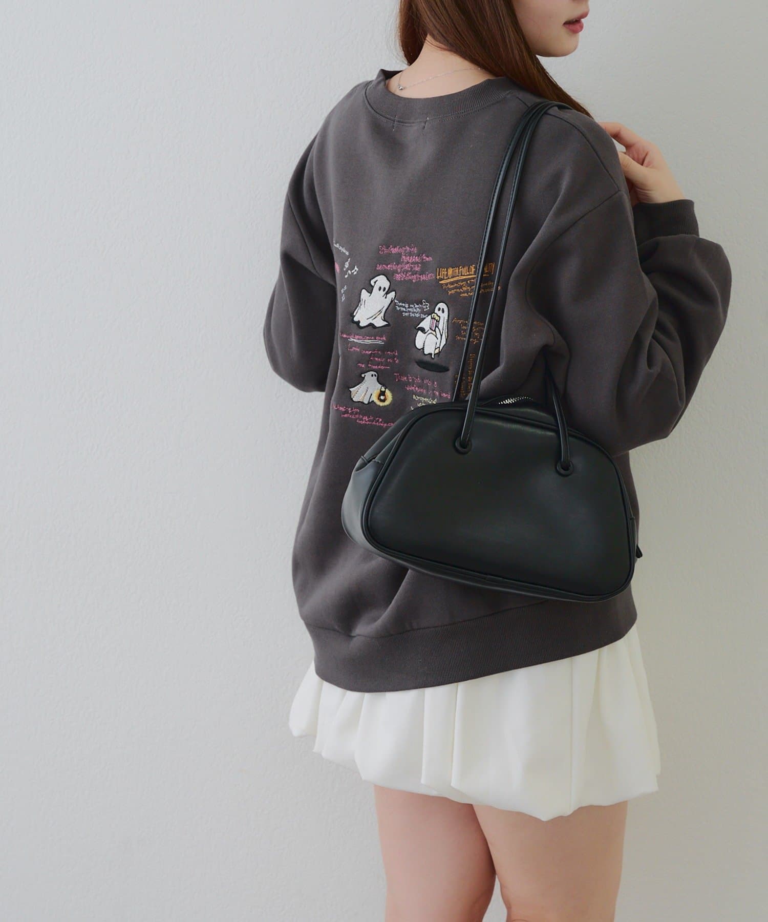 NICE CLAUP / OLIVE des OLIVE OUTLET(ナイスクラップ  / オリーブ デ オリーブ アウトレット) 【RMAF】オバケスウェットプルオーバー