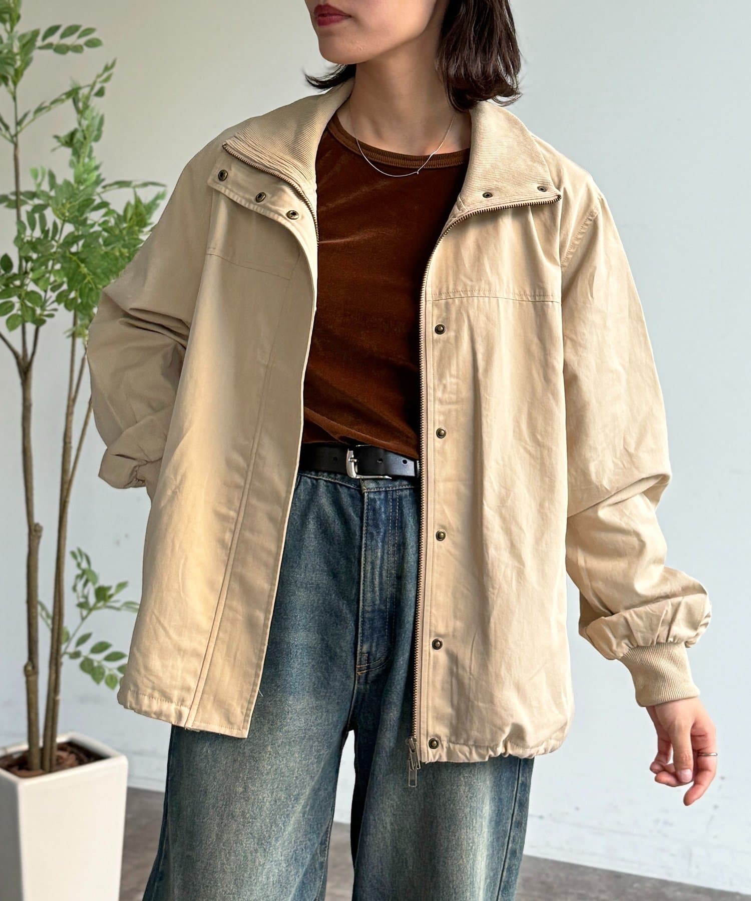 CPCM(シーピーシーエム) スタンドリブブルゾン