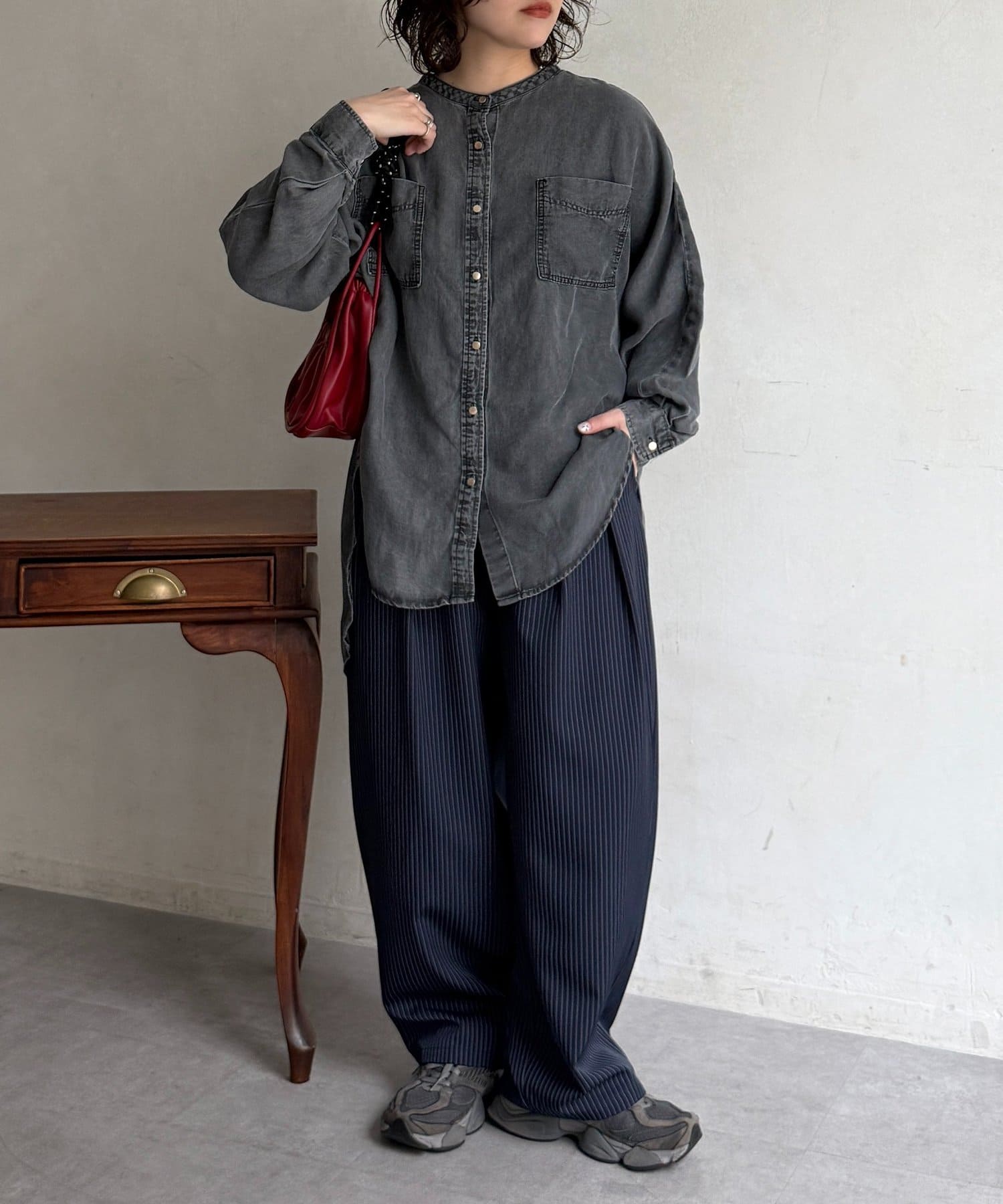 CPCM(シーピーシーエム) テンセルデニムシャツ