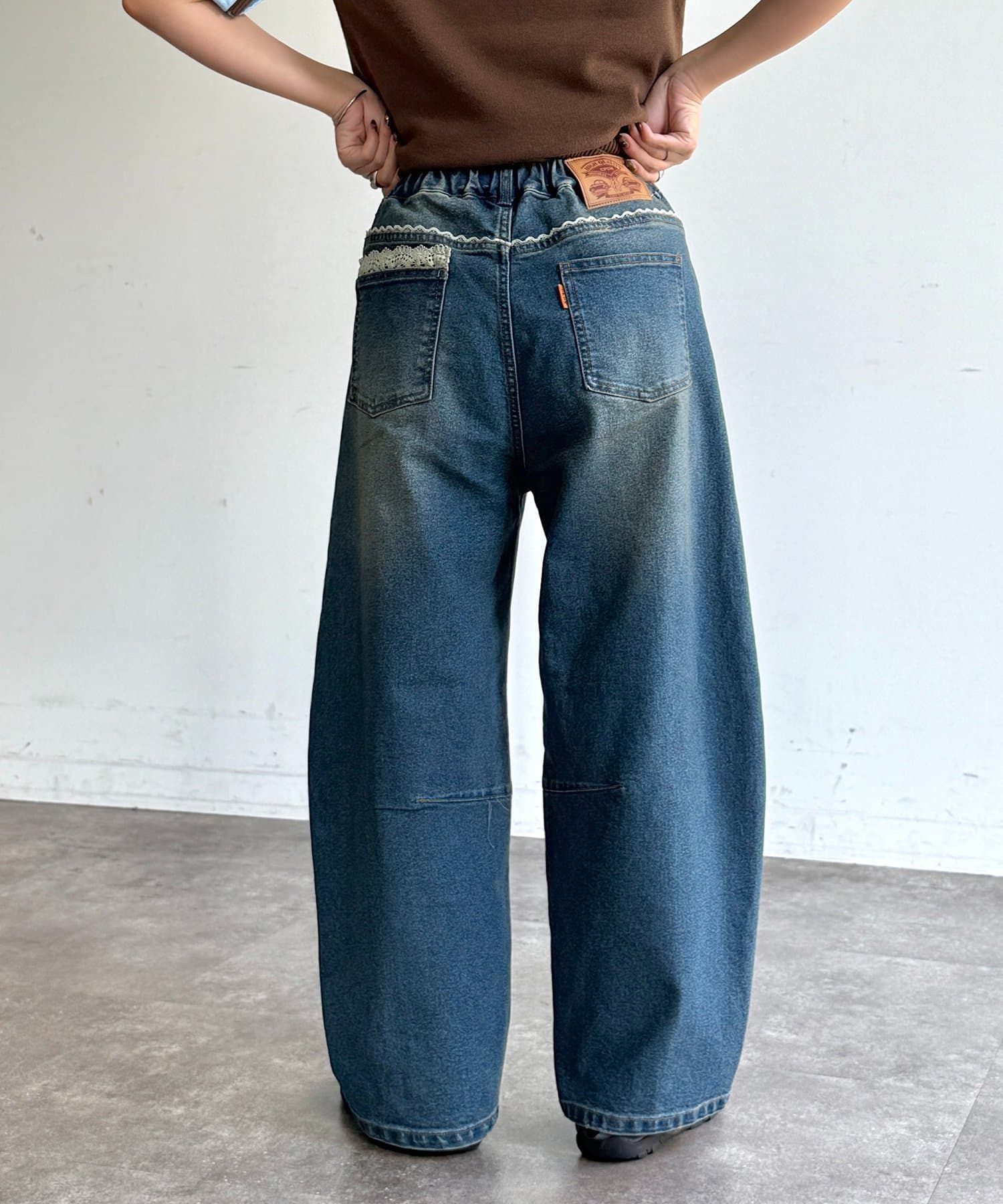 CPCM(シーピーシーエム) レースバレルデニム