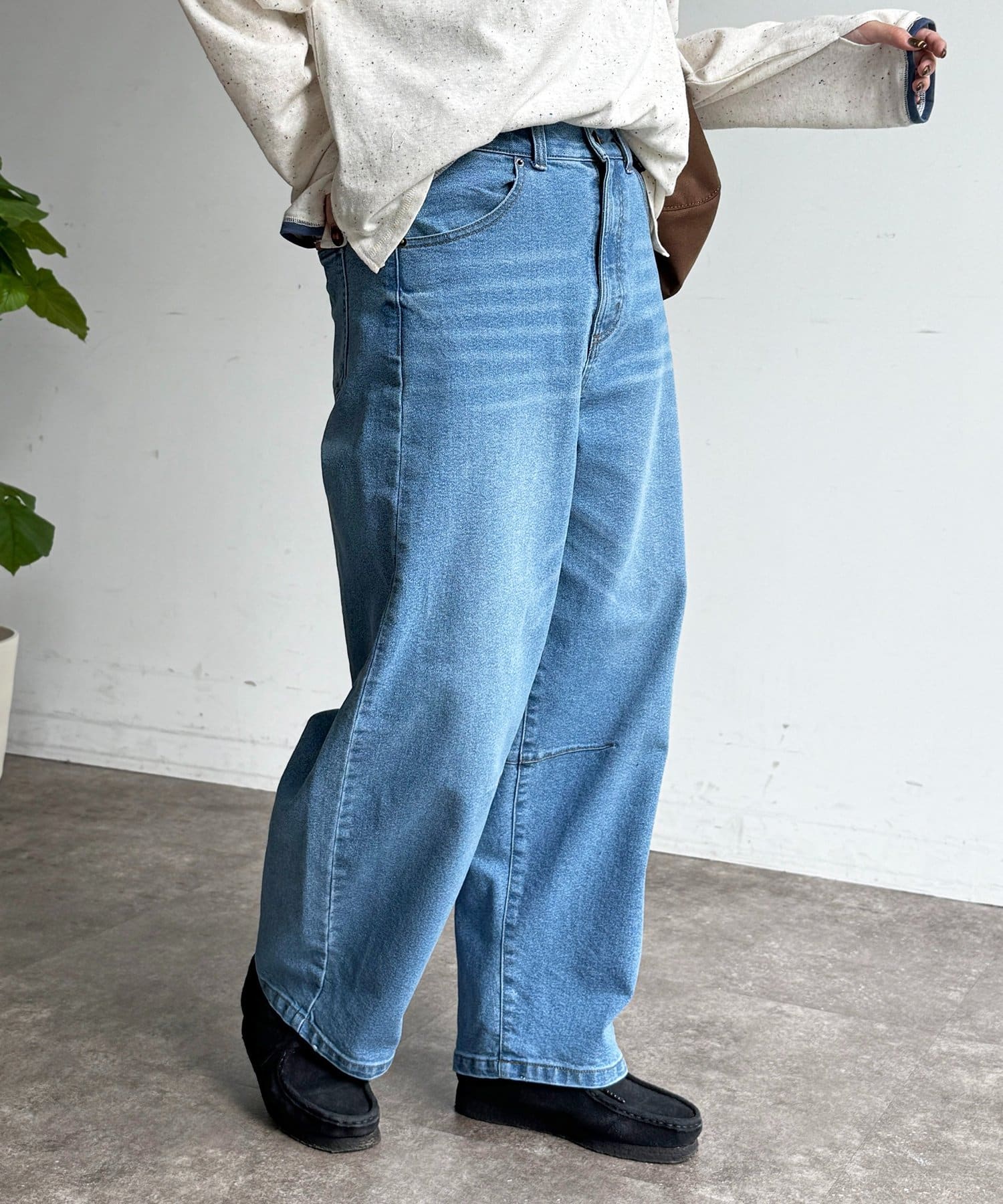 CPCM(シーピーシーエム) レースバレルデニム