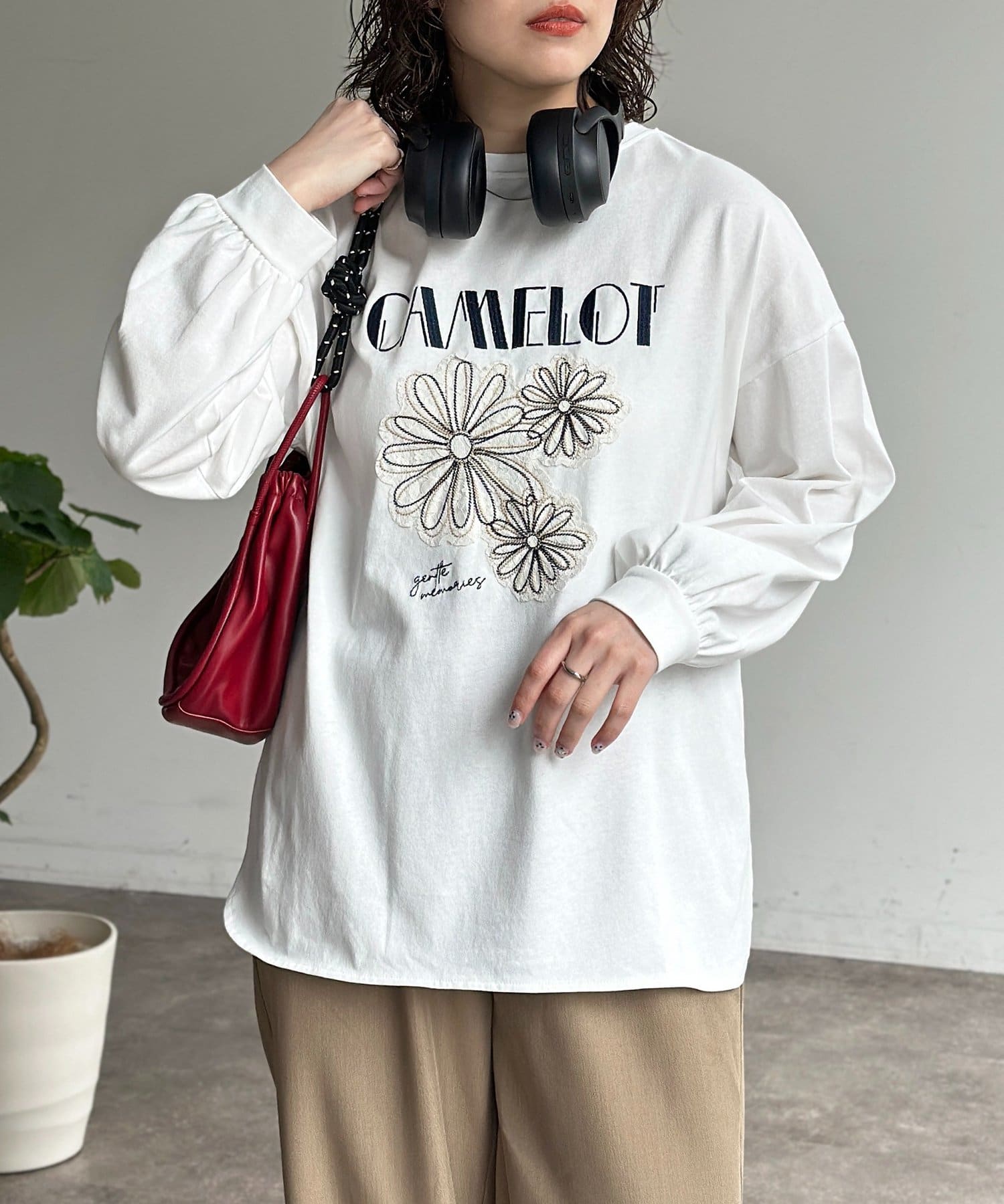 CPCM(シーピーシーエム) センハナ刺繍ワッペンロンT