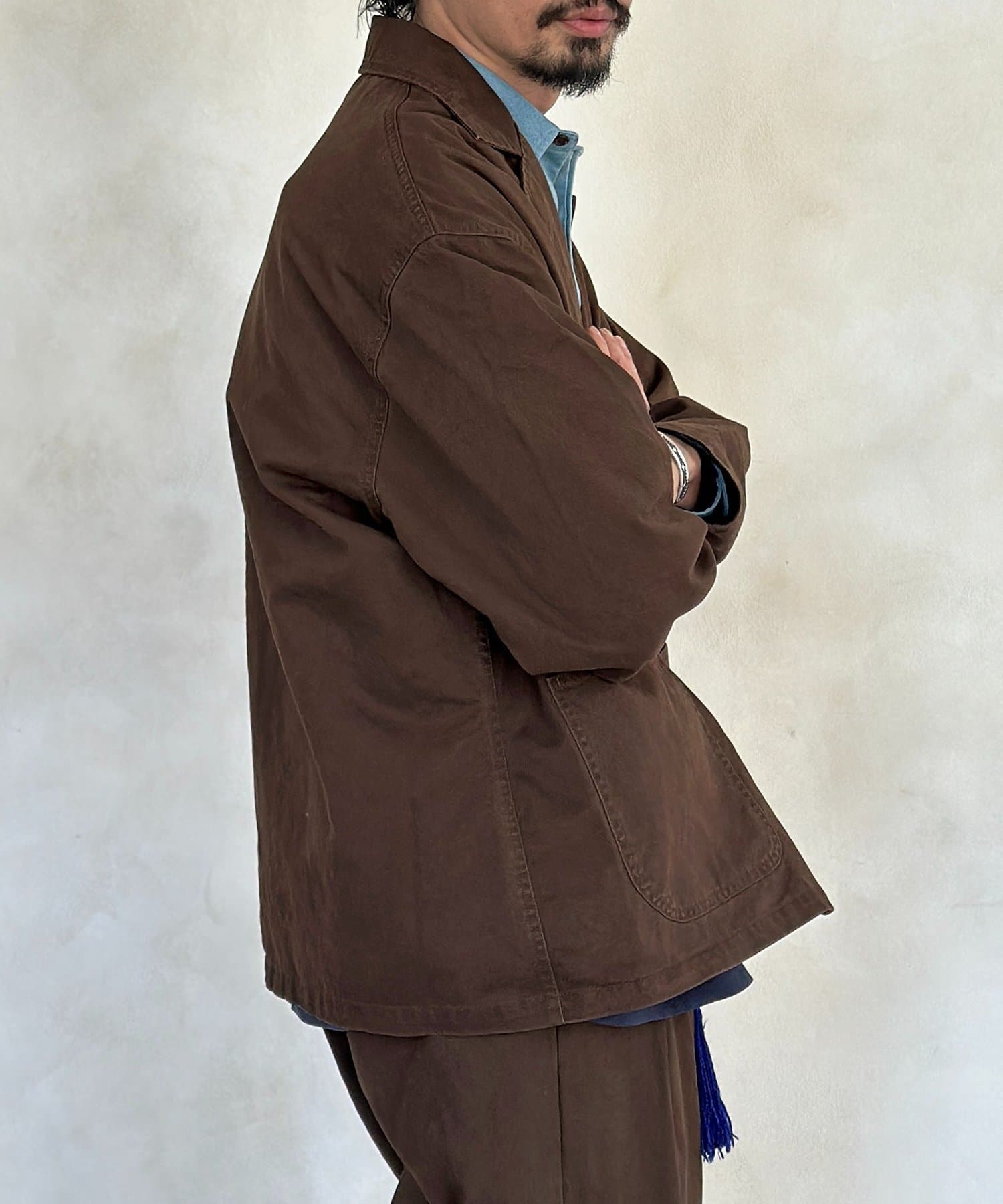 CPCM(シーピーシーエム) ピグメントツイルテーラードジャケット