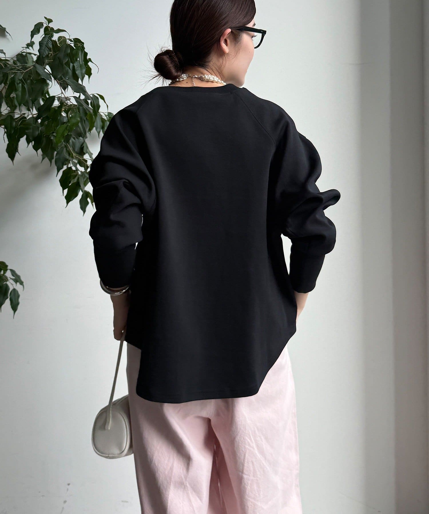 DOUDOU(ドゥドゥ) 【WEB限定】ポンチサイドファスナーロゴプルオーバー