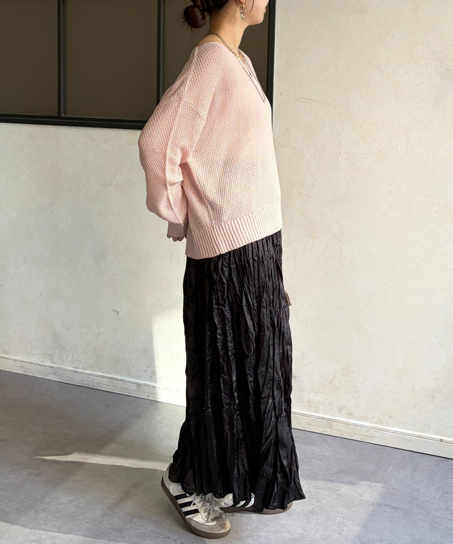 Chez toi(シェトワ) クリンクルワッシャースカート