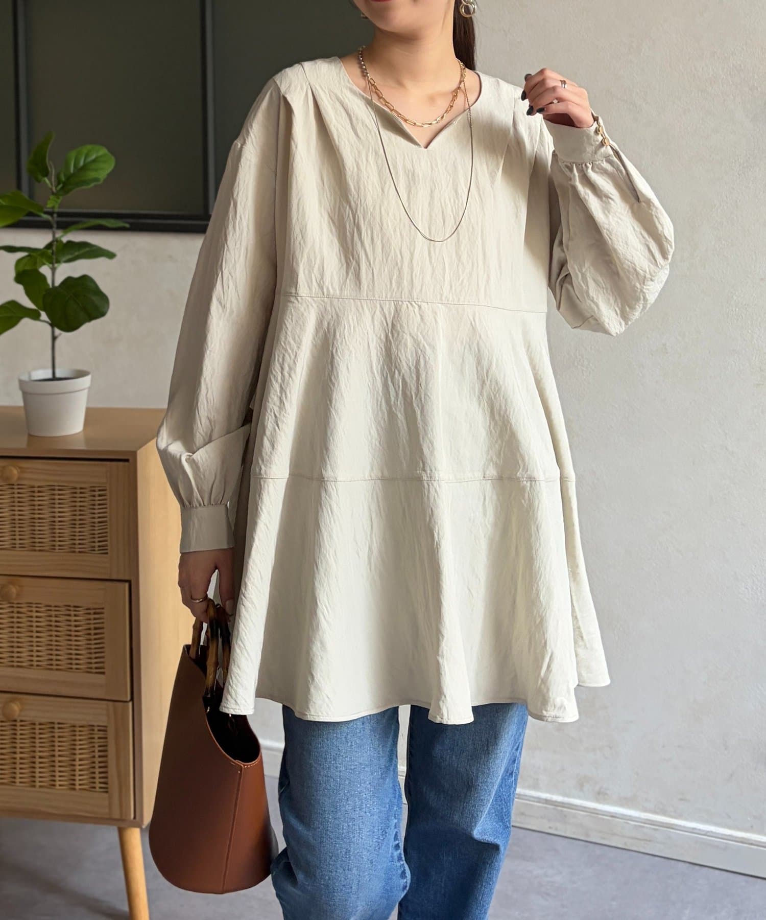 Chez toi(シェトワ) ティアードチュニック