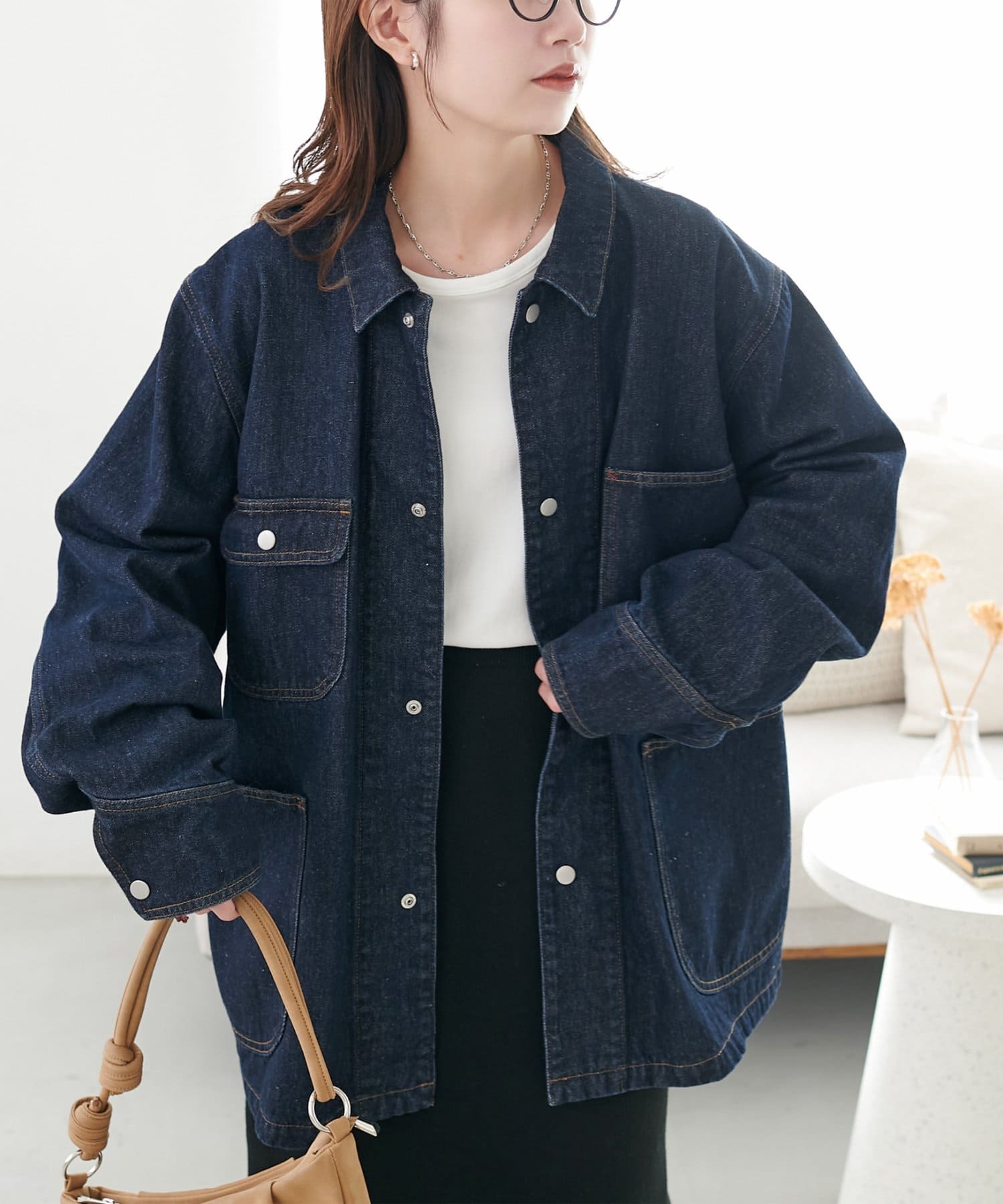 DISCOAT(ディスコート) 【Enlude/ユニセックス】デニムカバーオール