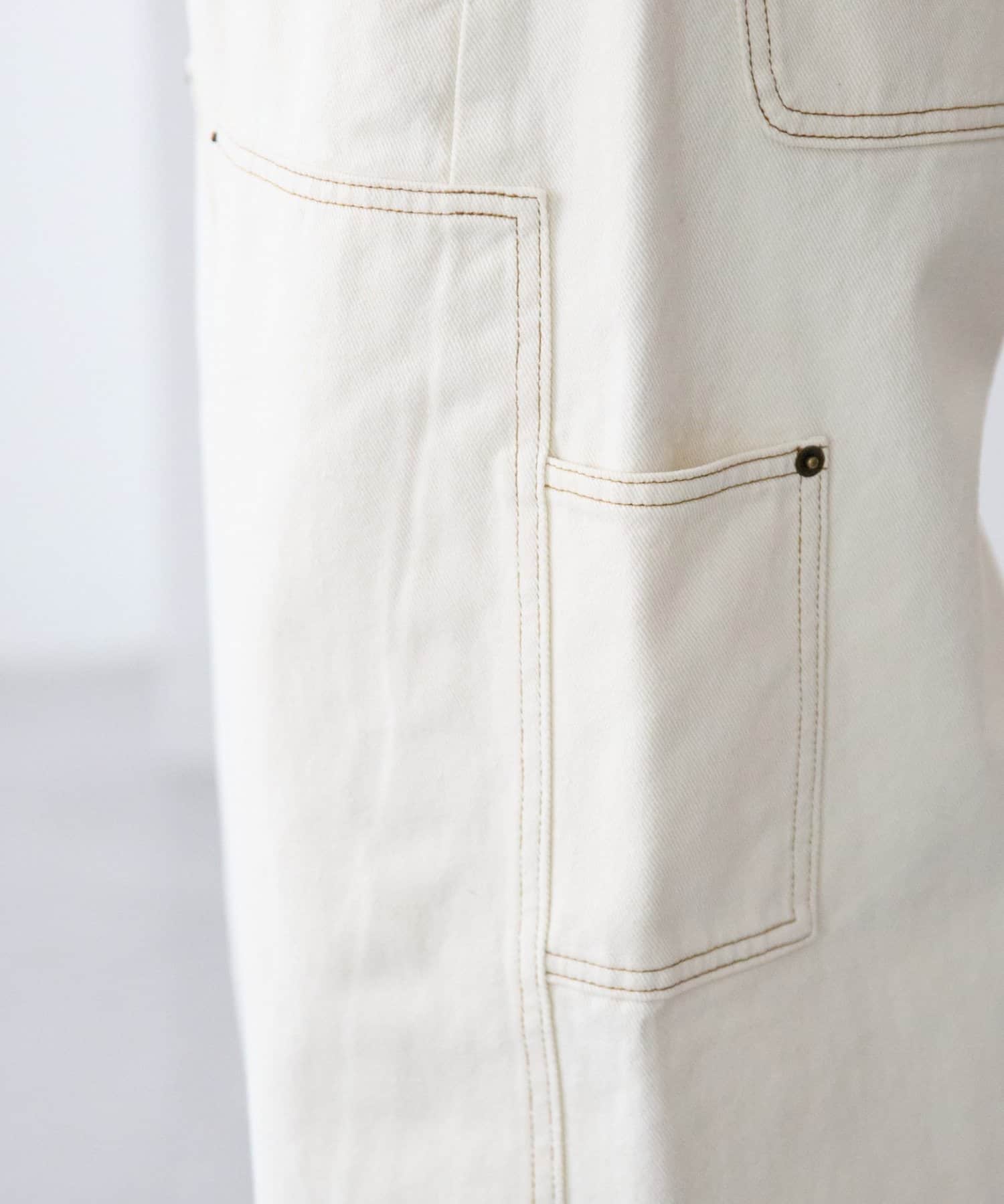 DISCOAT(ディスコート) 【Enlude/ユニセックス】ダブルニーバレルペインターパンツ