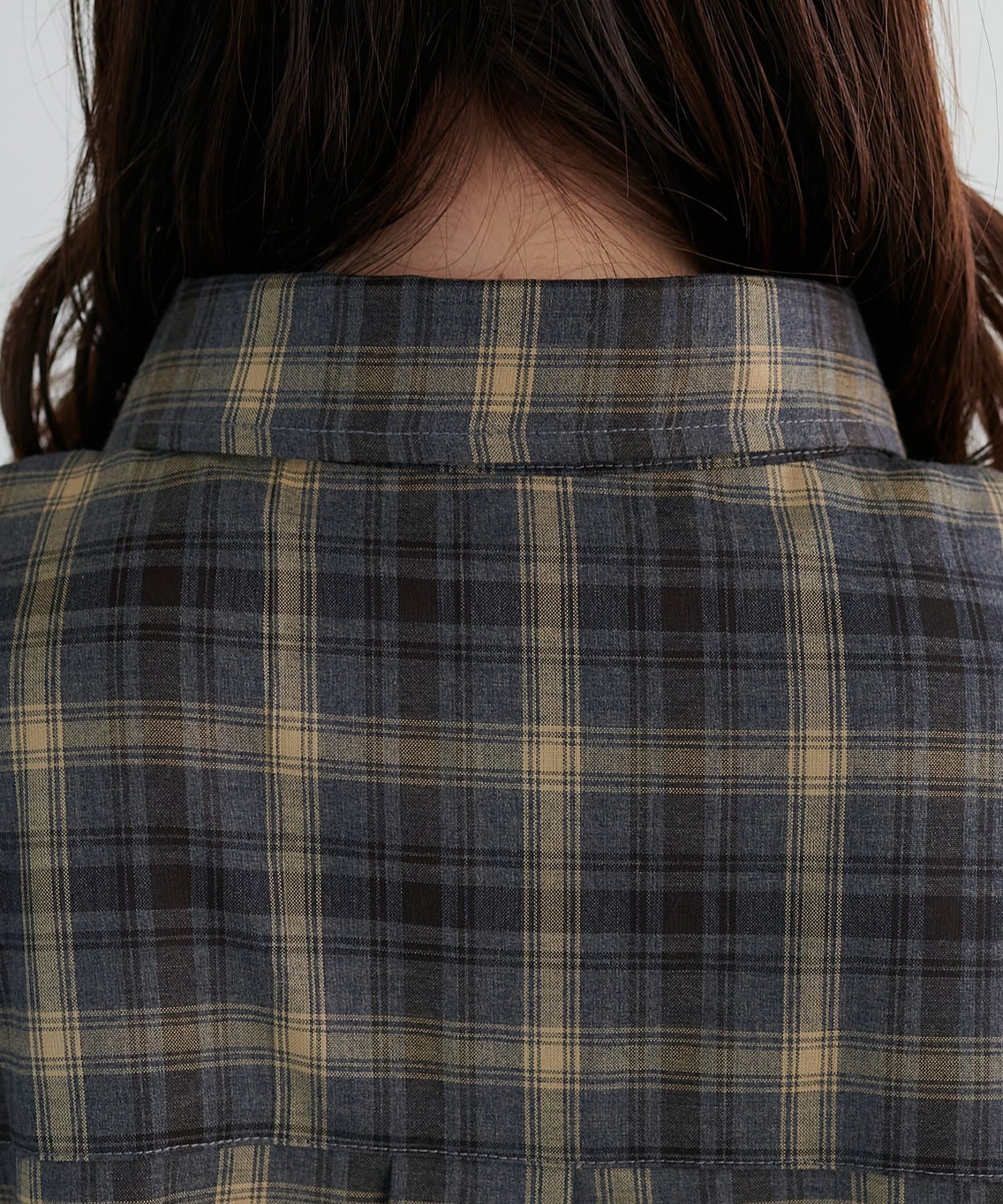 DISCOAT(ディスコート) 【Enlude/ユニセックス】オンブレチェックオーバーシャツ