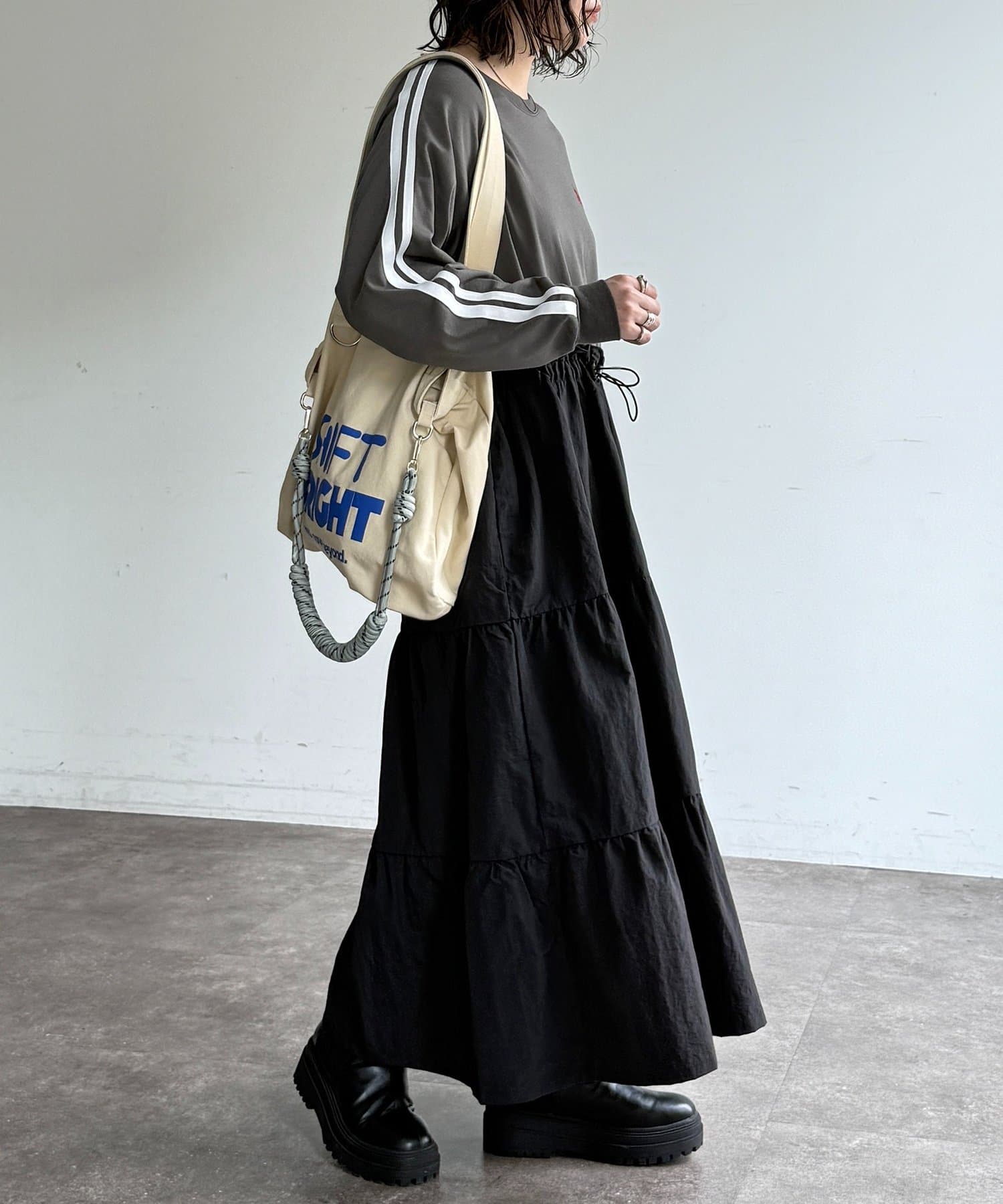 CPCM(シーピーシーエム) 【U.S. POLO ASSN.】ティアードドッキングワンピース