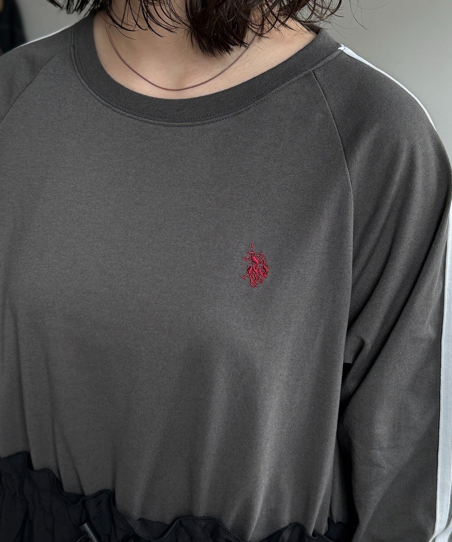 CPCM(シーピーシーエム) 【U.S. POLO ASSN.】ティアードドッキングワンピース