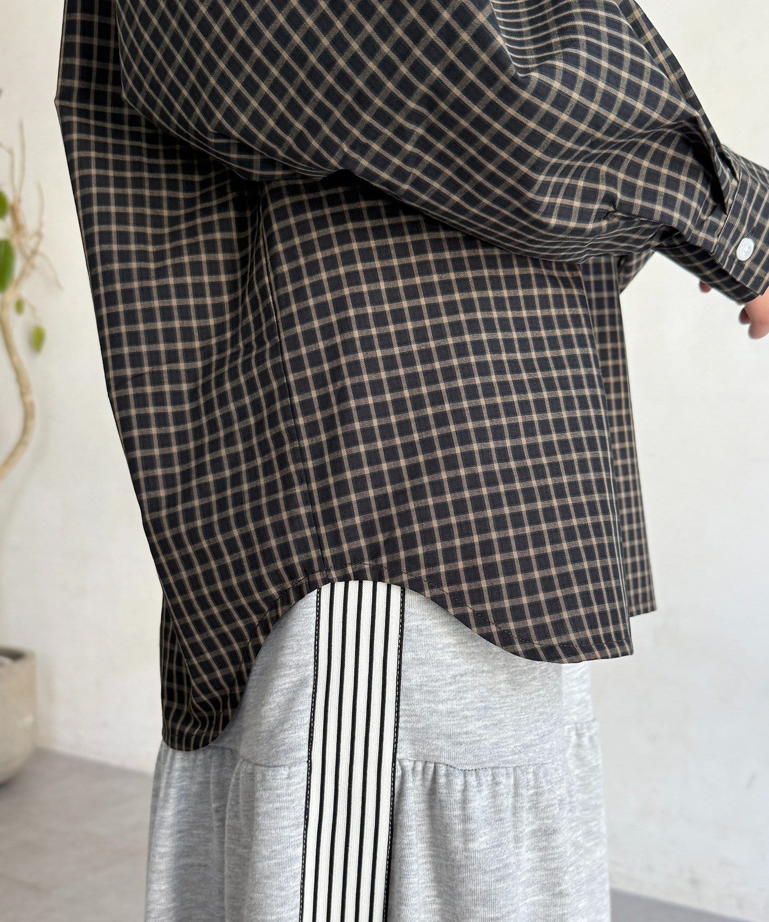 CPCM(シーピーシーエム) 【U.S. POLO ASSN.】フードチェックシャツ