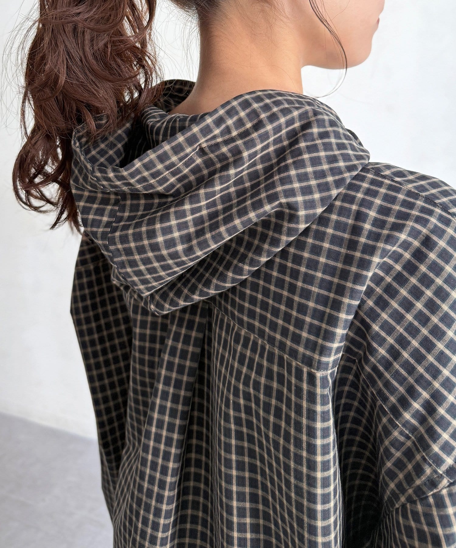 CPCM(シーピーシーエム) 【U.S. POLO ASSN.】フードチェックシャツ