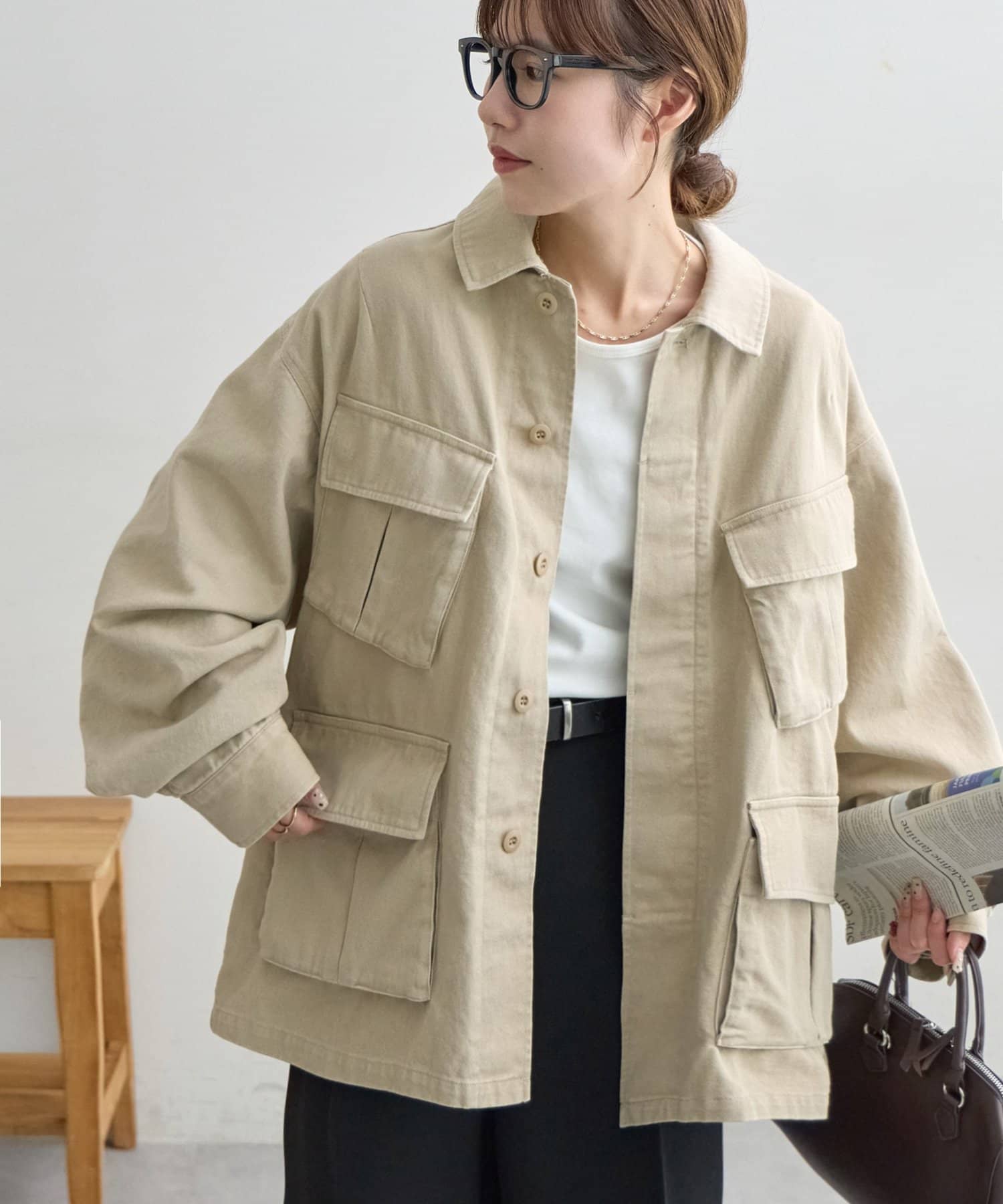 DISCOAT(ディスコート) 【Enlude/ユニセックス】ミリタリージャケット