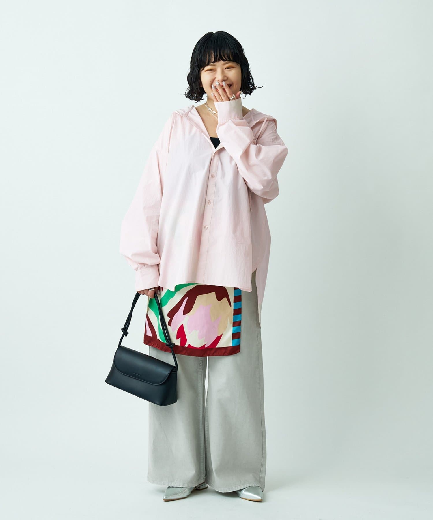 DISCOAT(ディスコート) 【Enlude】ワッシャーナイロンフード付きシャツ《ユニセックス》