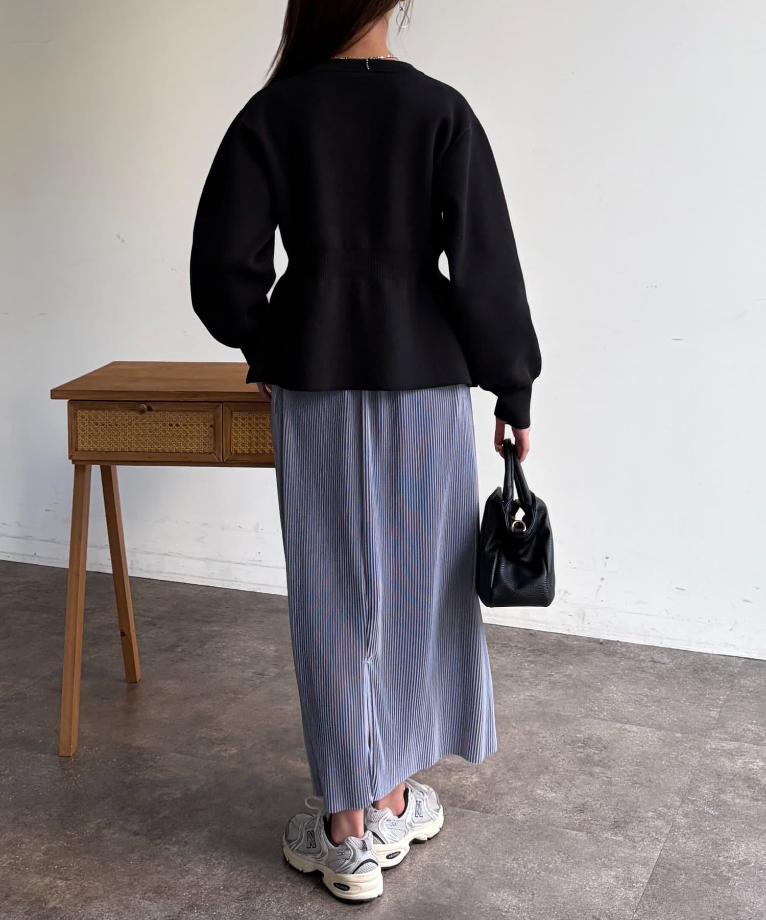 Chez toi(シェトワ) ペプラムジップジャケット