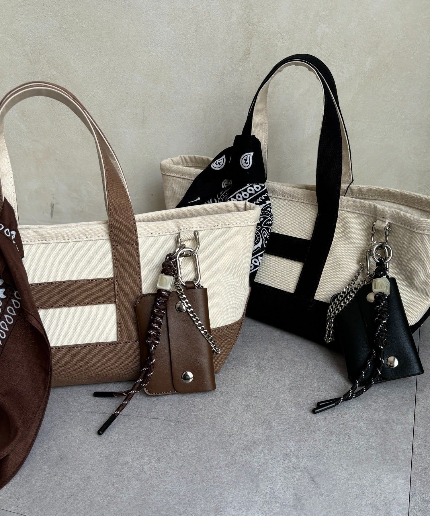 DOUDOU(ドゥドゥ) バンダナ付トートバッグ