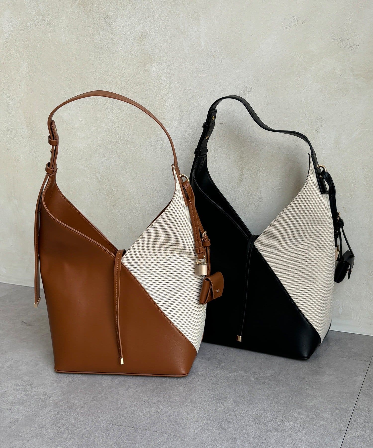 DOUDOU(ドゥドゥ) 【WEB限定】コンビワンハンドルバッグ