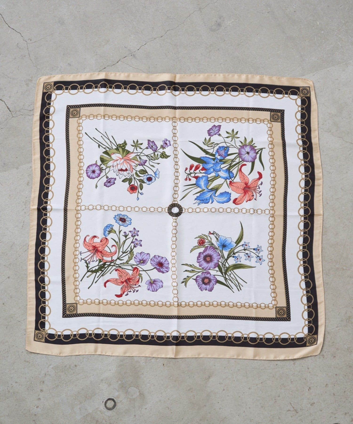 LOUNGEDRESS(ラウンジドレス) 【GALENA/ガレナ】クラシックフラワースカーフ