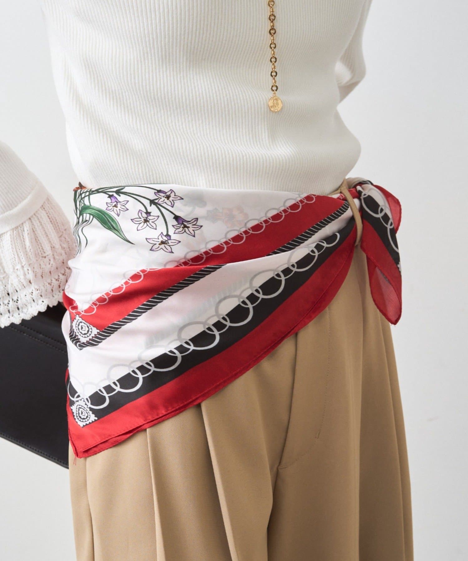 LOUNGEDRESS(ラウンジドレス) 【GALENA/ガレナ】クラシックフラワースカーフ