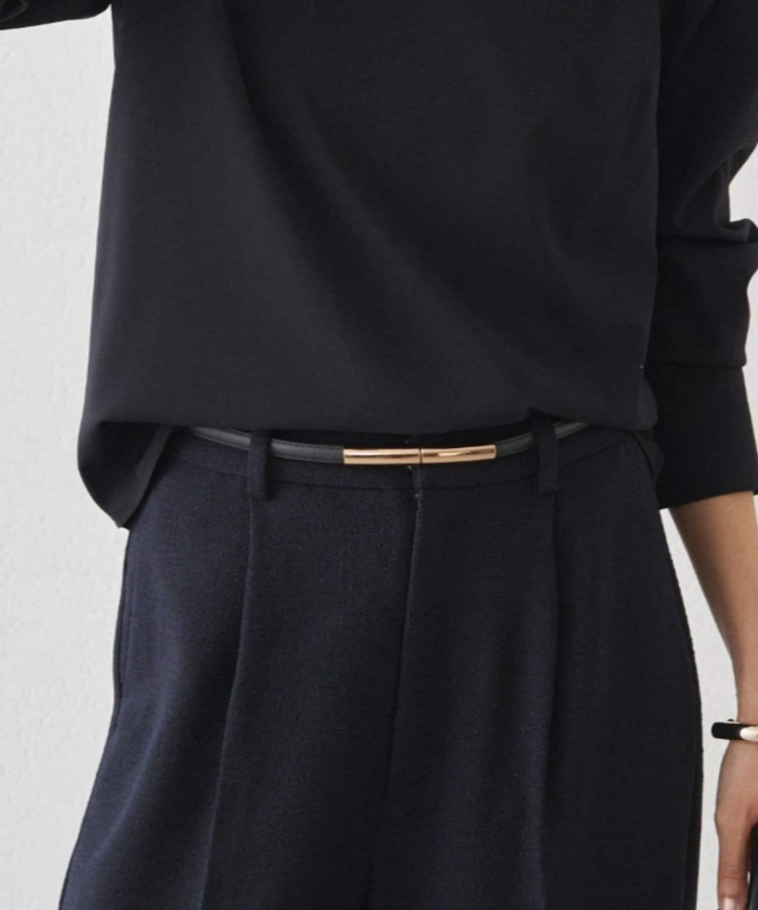 LOUNGEDRESS(ラウンジドレス) 【GALENA/ガレナ】メタルバックルナローベルト